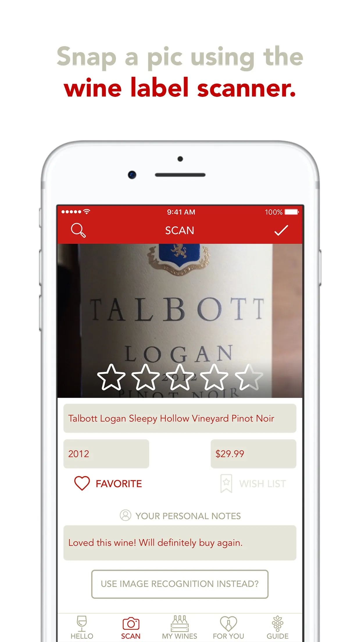 Hello Vino: Wine Assistant iphone screenshot 4