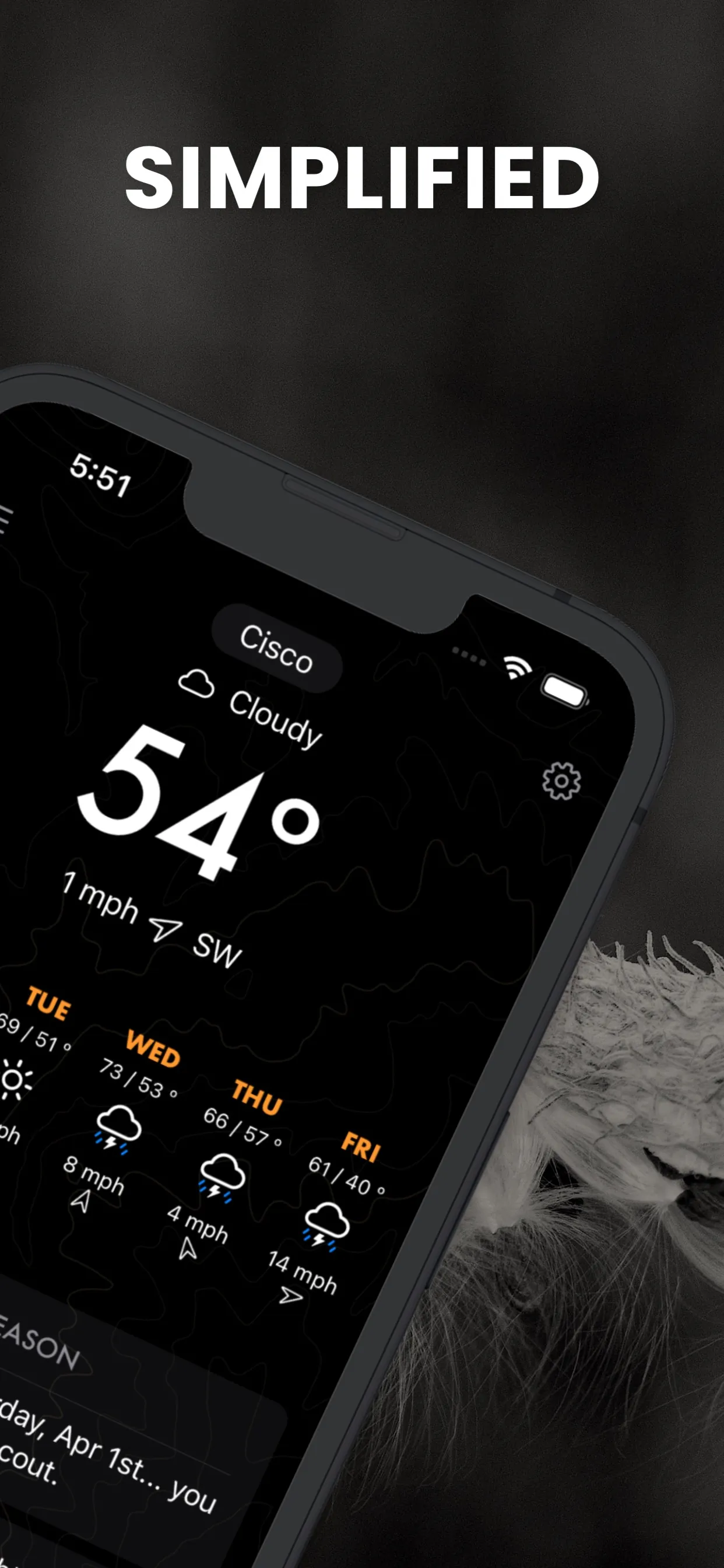 Milkweed: Hunting Weather iphone screenshot 2