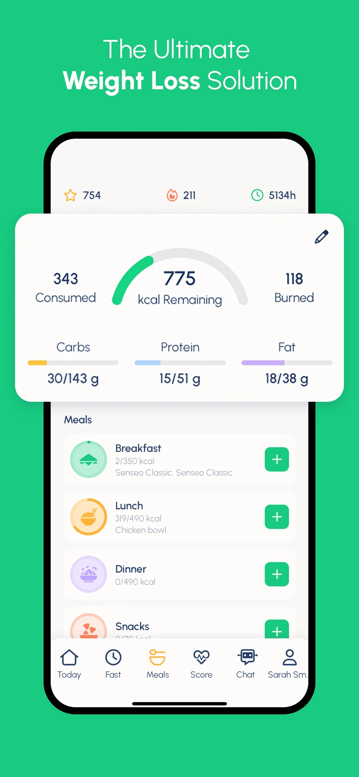 Fastic AI Food Calorie Scanner iphone screenshot 1