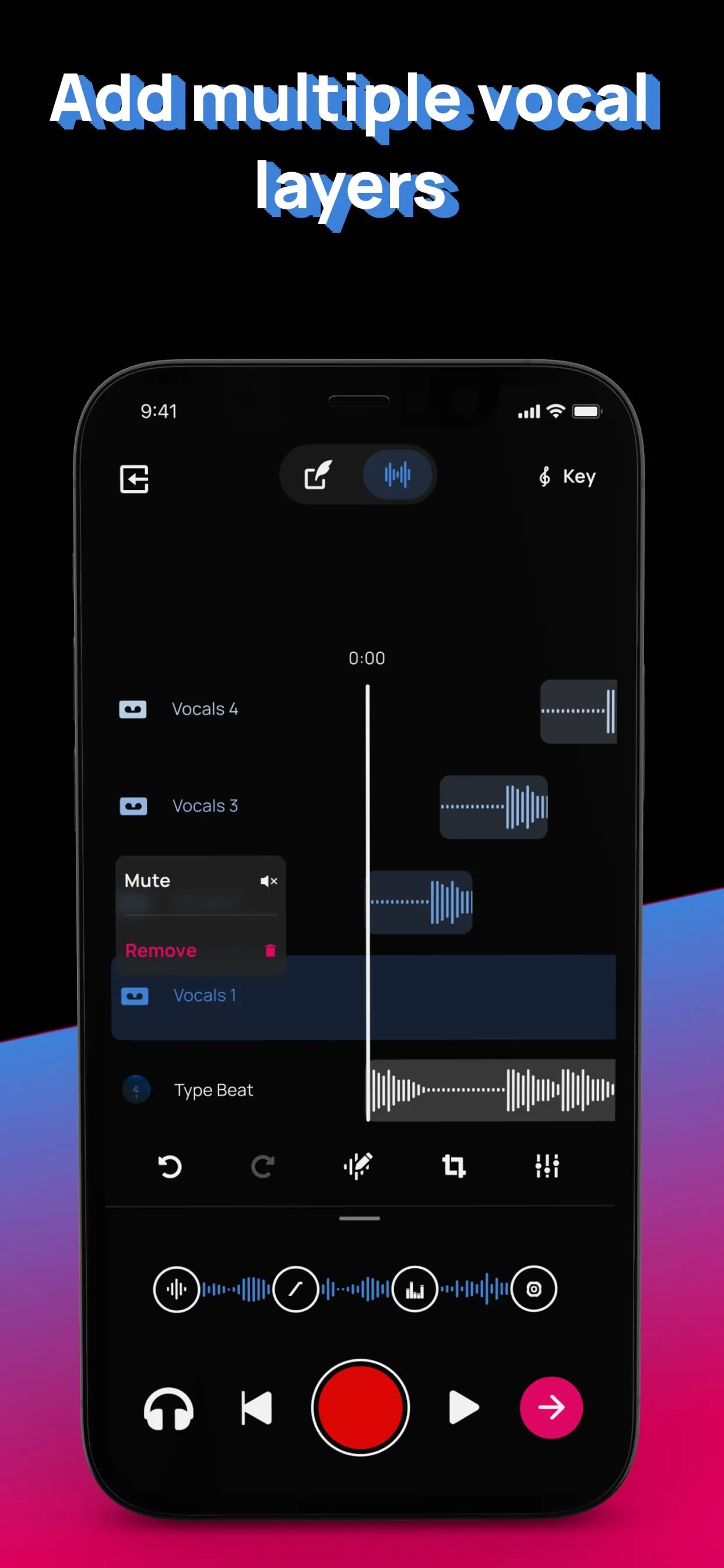 Voloco: Vocal Recording Studio iphone screenshot 5
