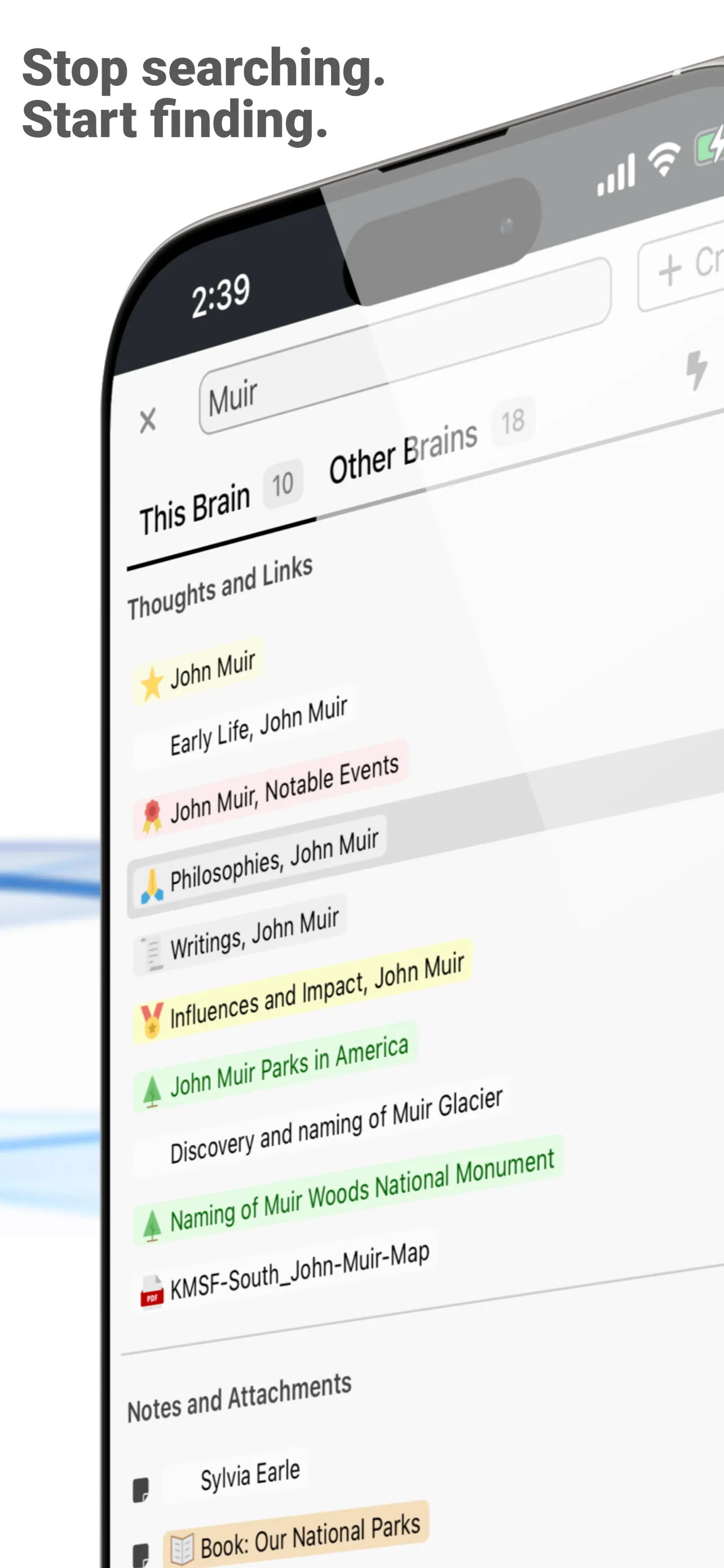 TheBrain: Smart Notes & Links iphone screenshot 7