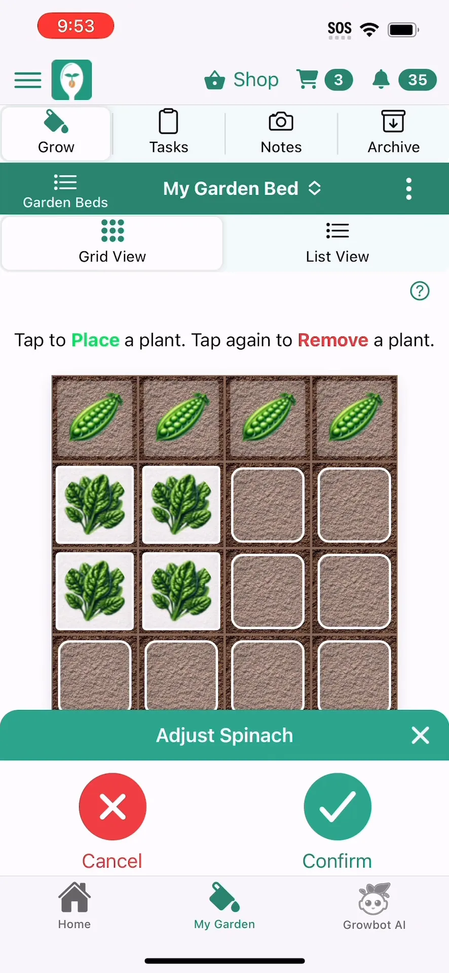 Seed to Spoon - Garden Planner iphone screenshot 1