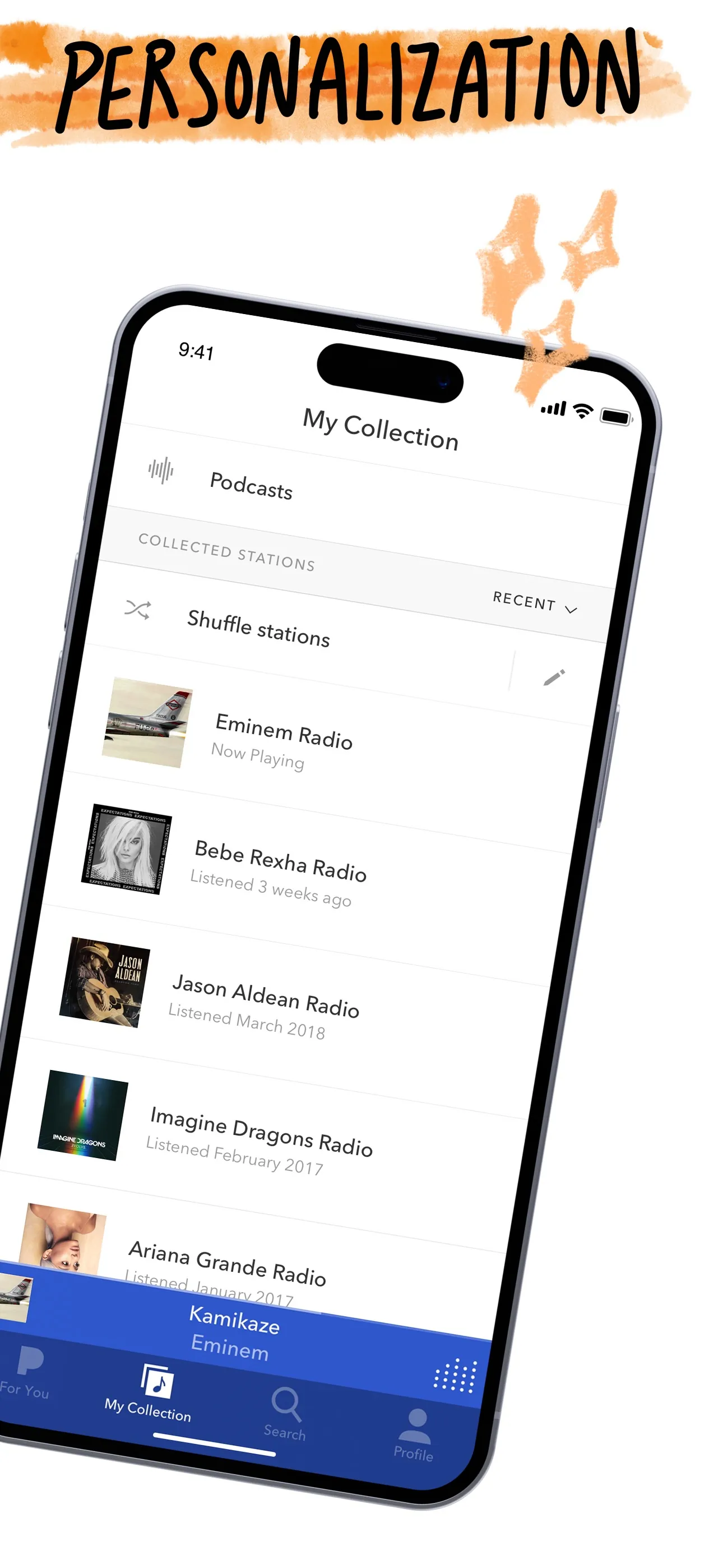 Pandora: Music & Podcasts iphone screenshot 3