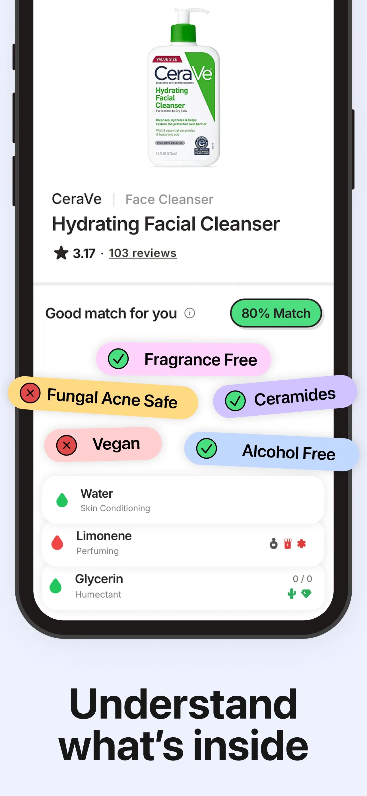 SkinSort - Skincare Scanner iphone screenshot 3