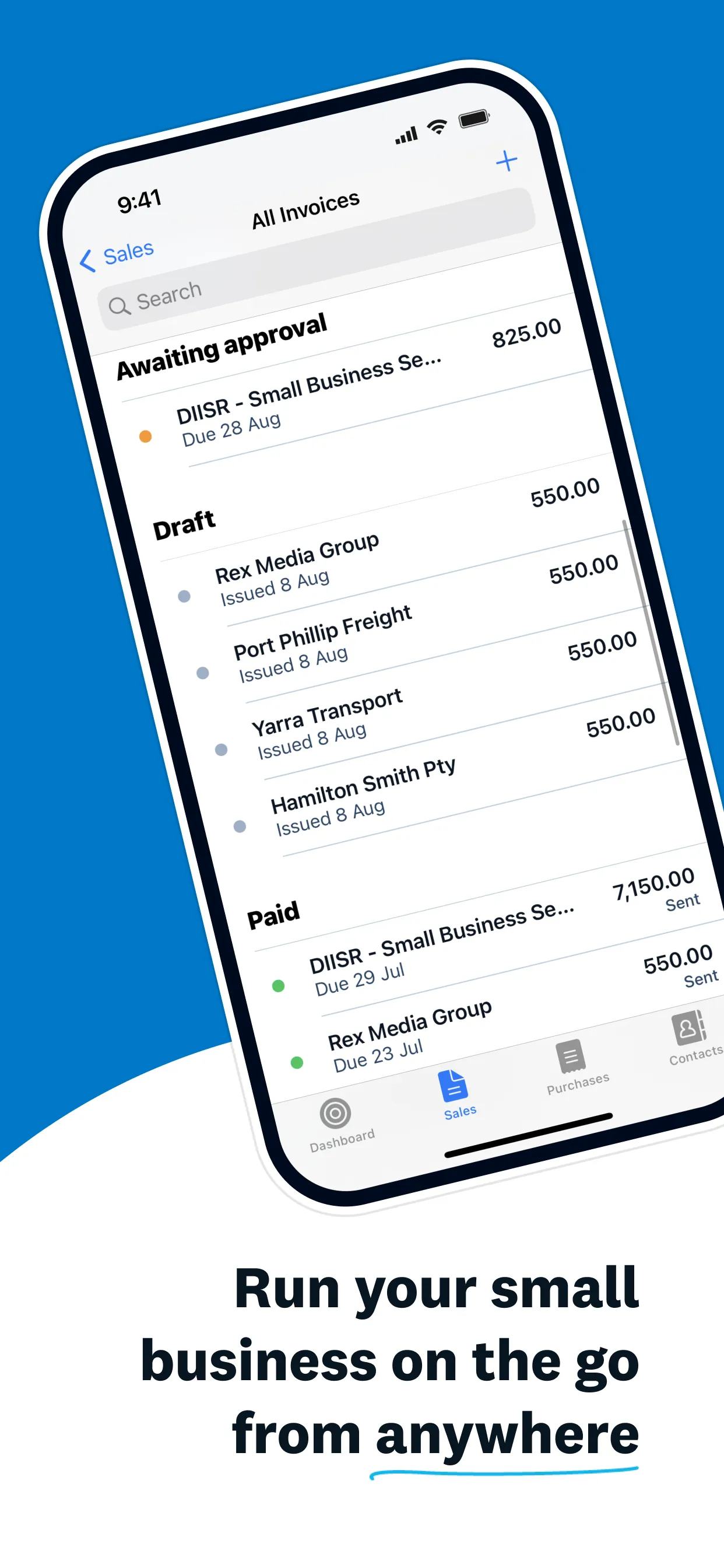 Xero Accounting for business iphone screenshot 2