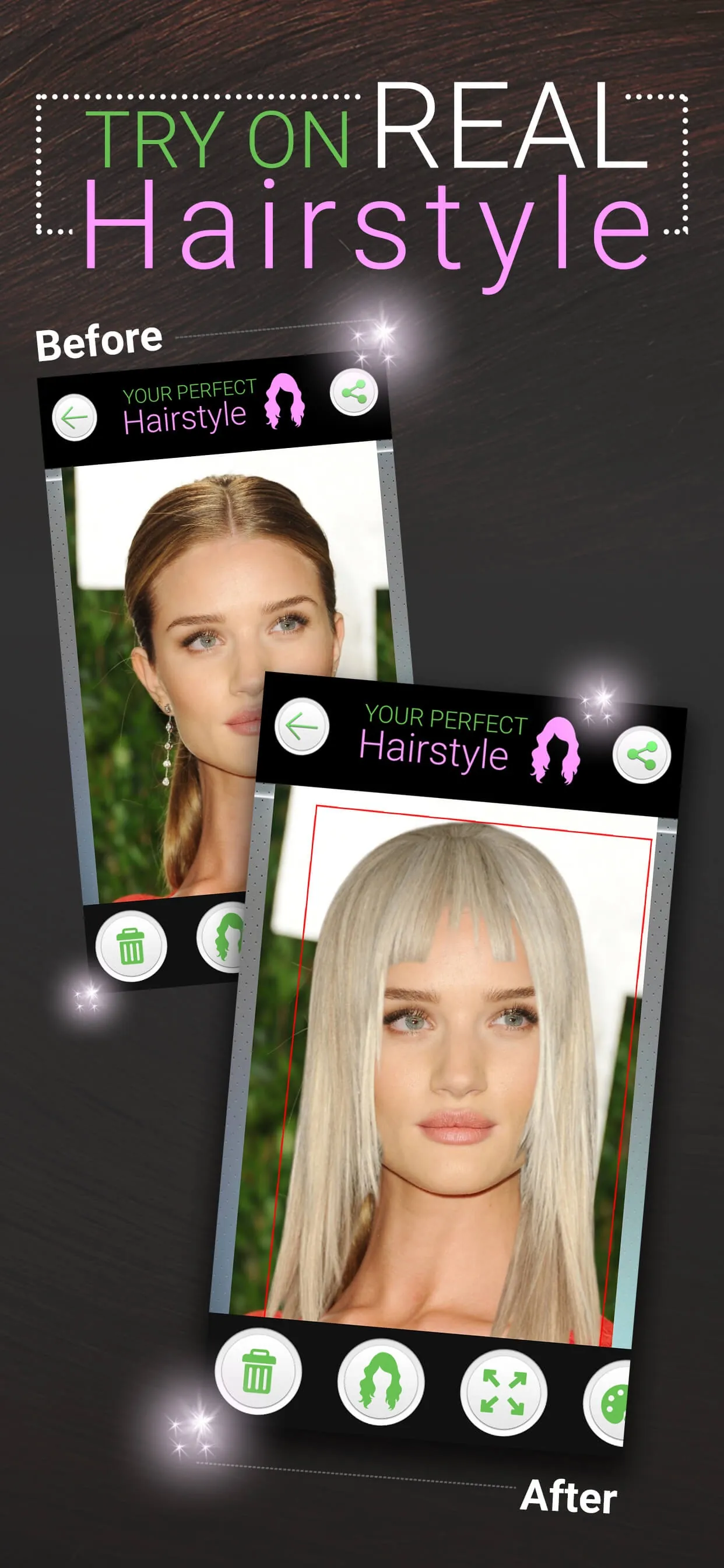 Perfect Hairstyle and Hair Cut iphone screenshot 2