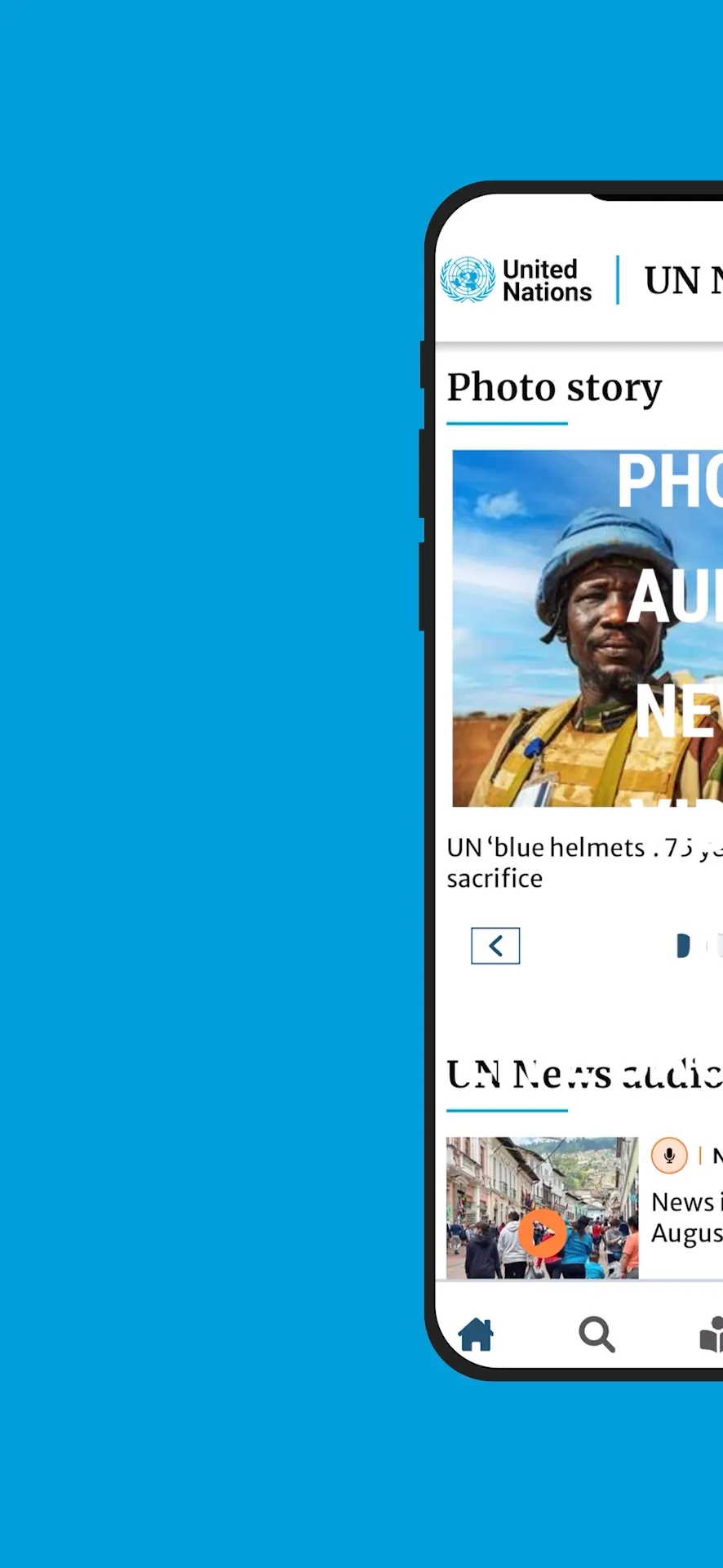 UN News iphone screenshot 1
