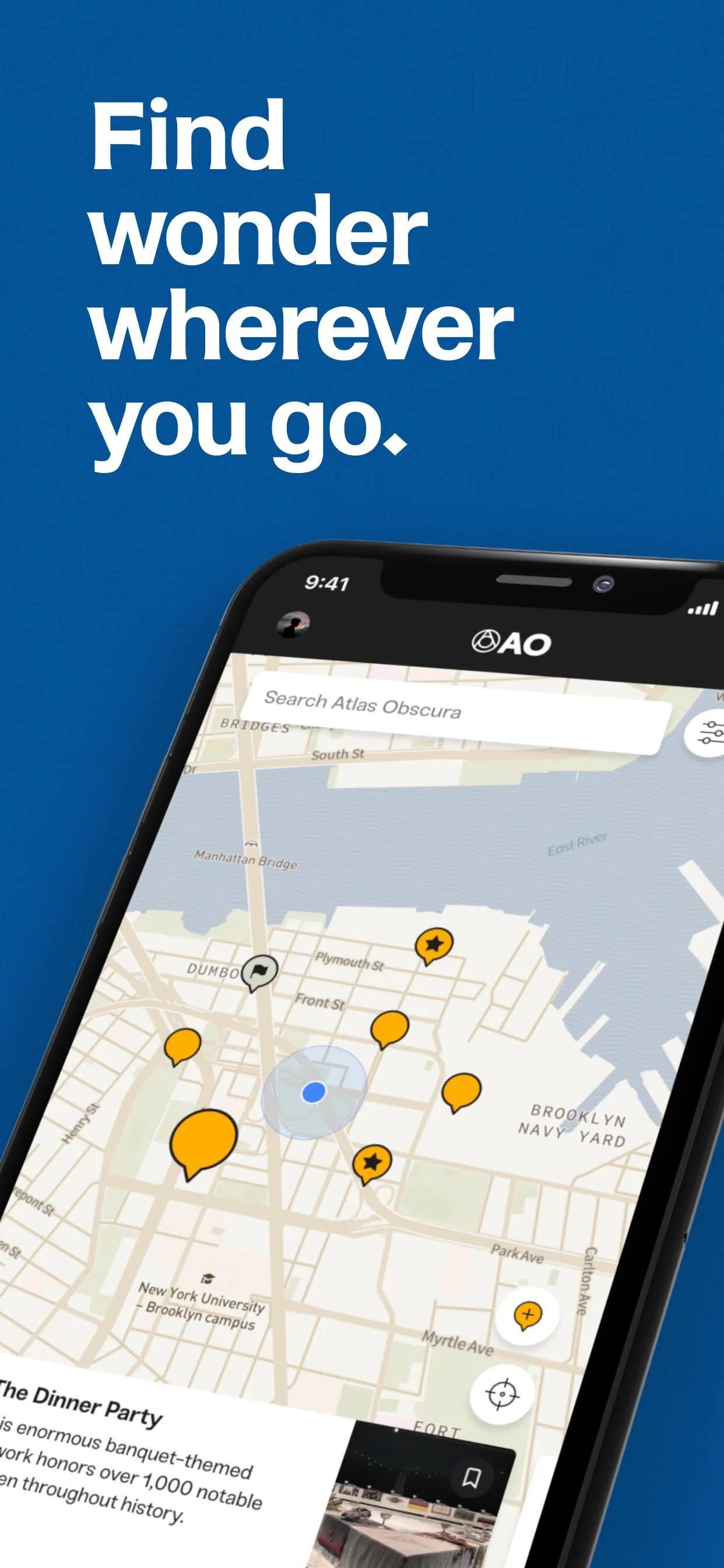 Atlas Obscura Travel Guide iphone screenshot 1