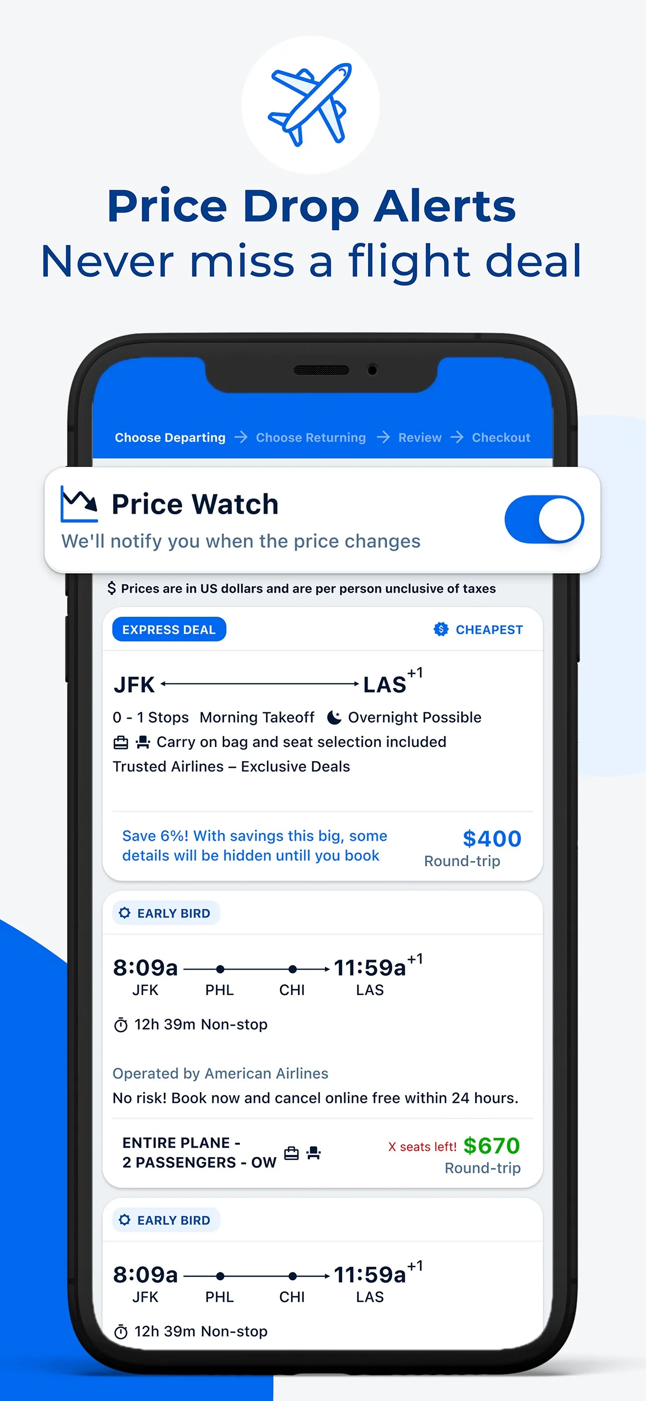 Priceline - Hotel, Car, Flight iphone screenshot 3