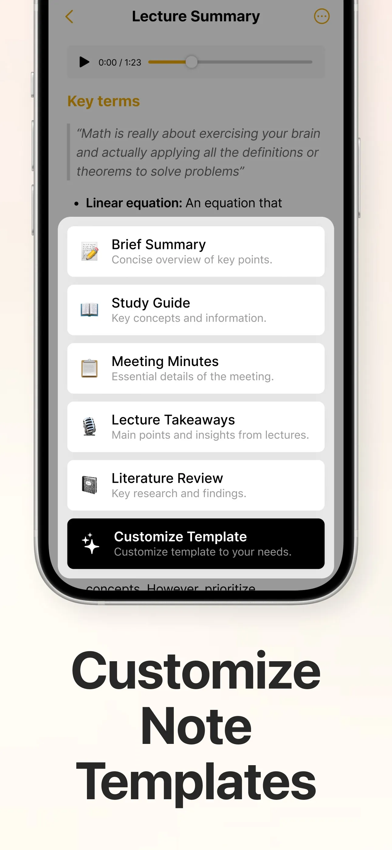 AI Notebook: Notes, Summary iphone screenshot 3
