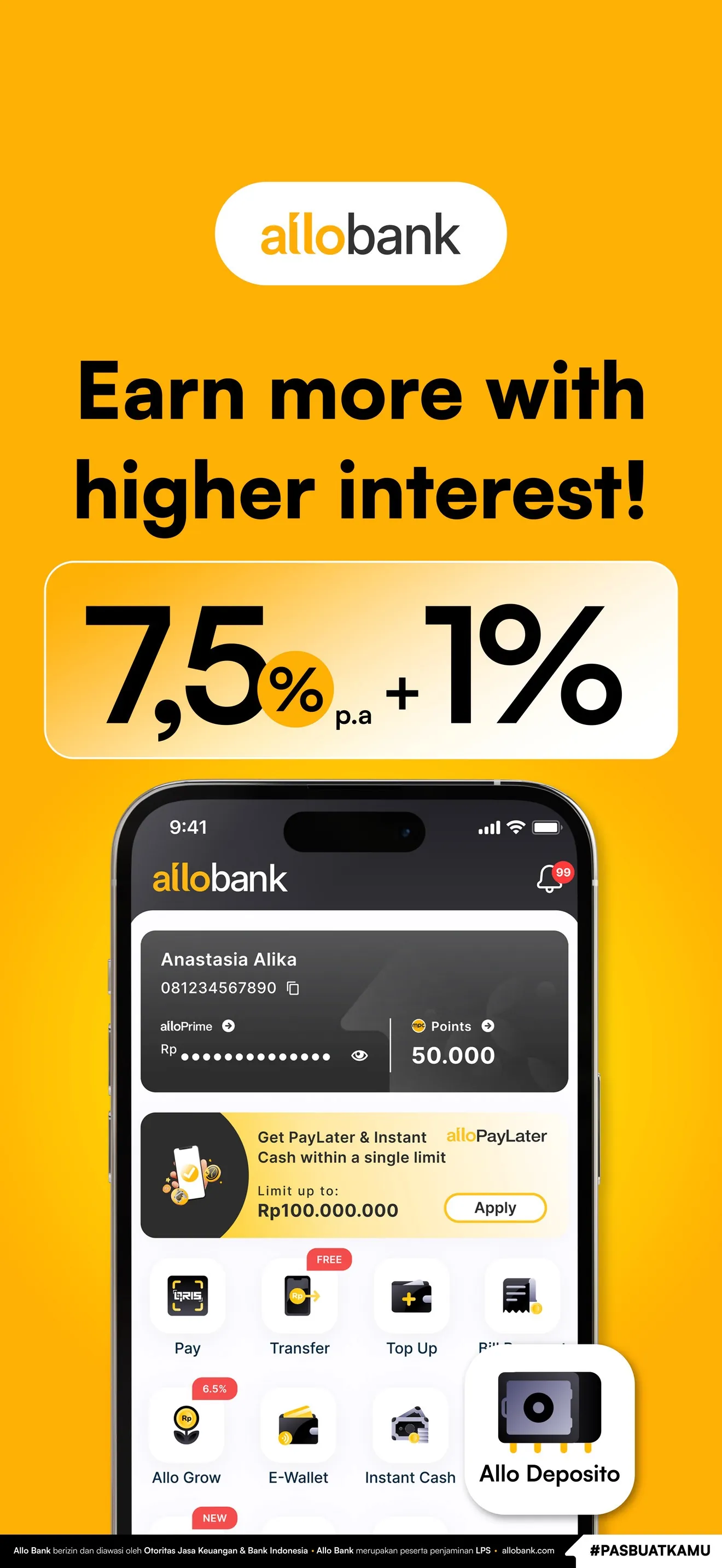 Allo Bank iphone screenshot 2