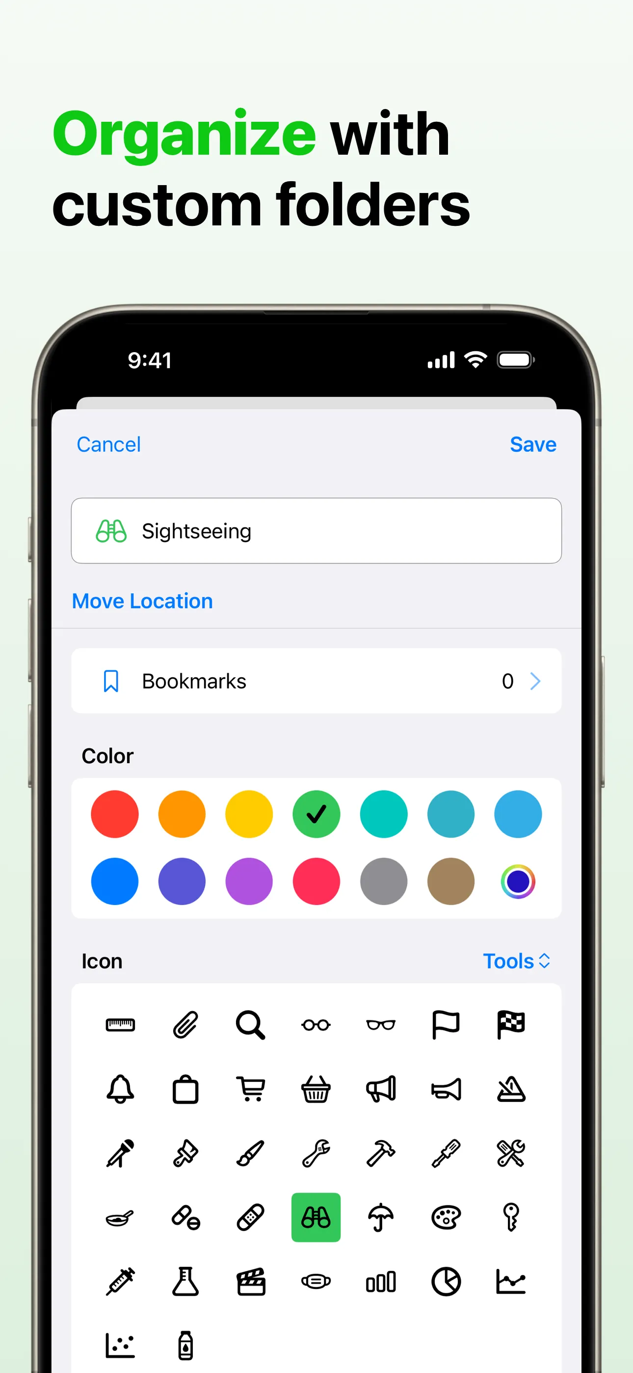 Bookmarks - URL Manager iphone screenshot 3