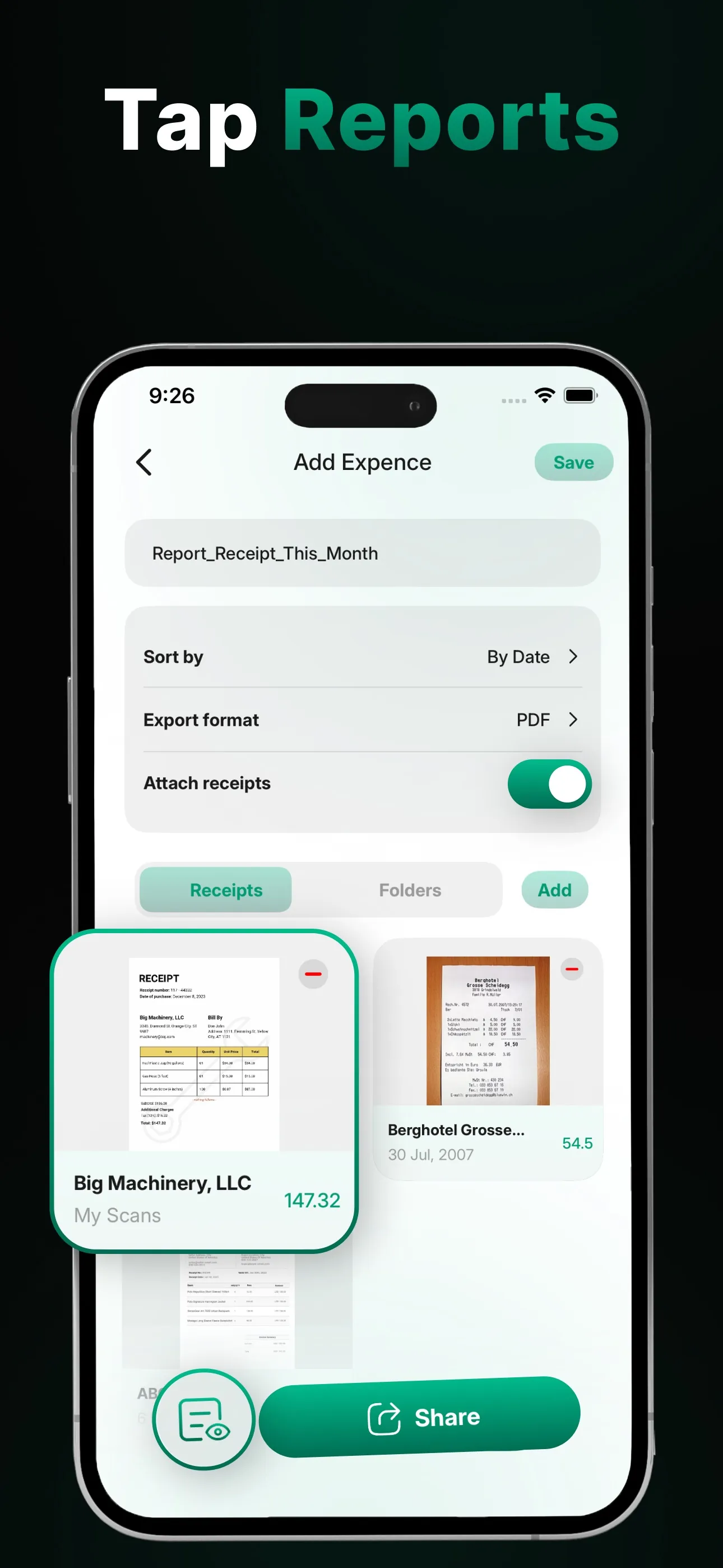 Receipt Scanner AI - ReceiptQ iphone screenshot 4
