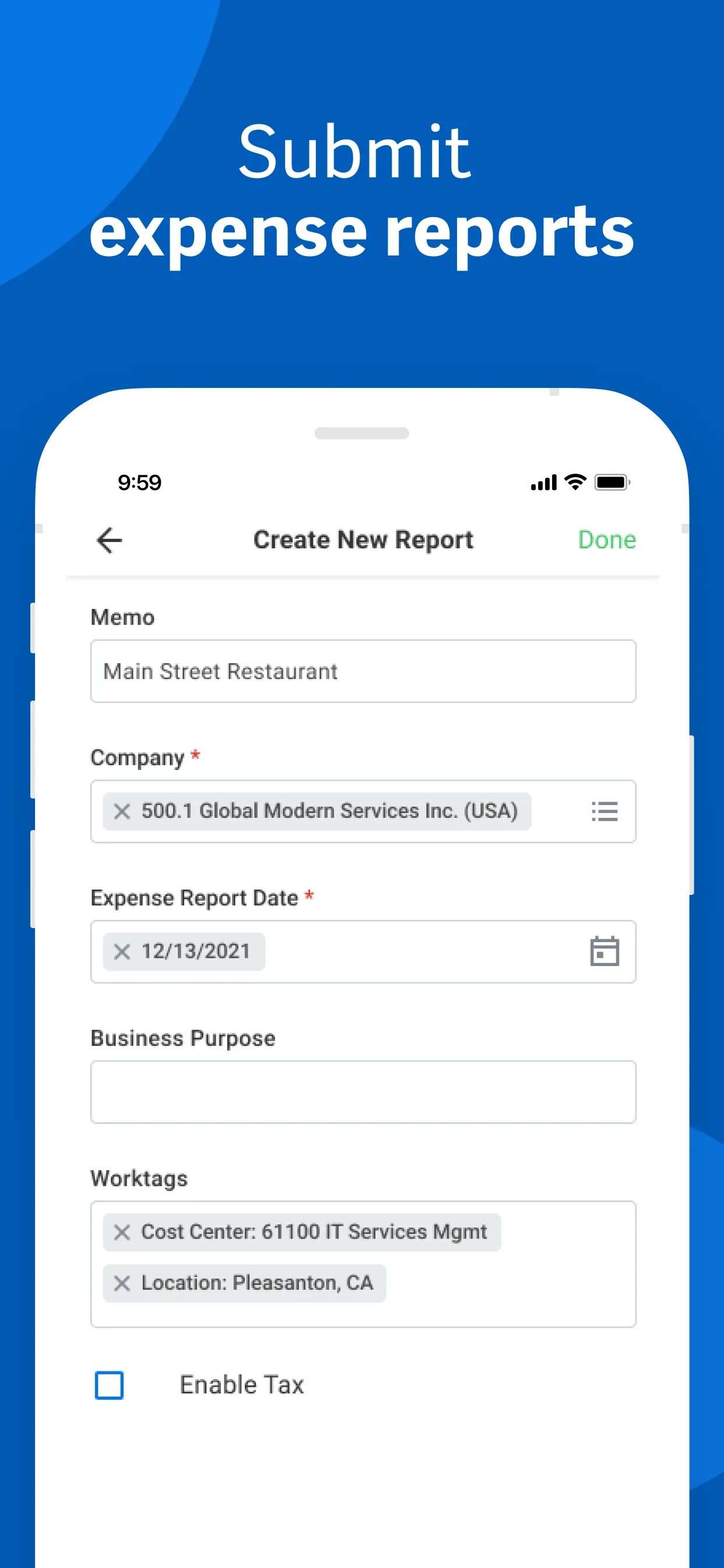 Workday iphone screenshot 3
