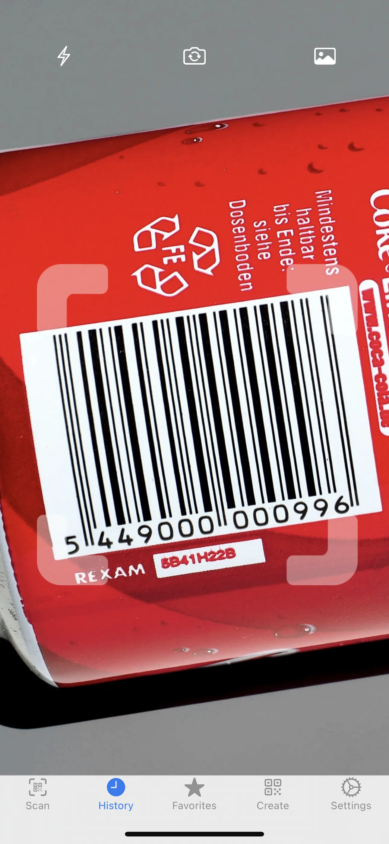 QR Code Reader + QR Scanner iphone screenshot 2