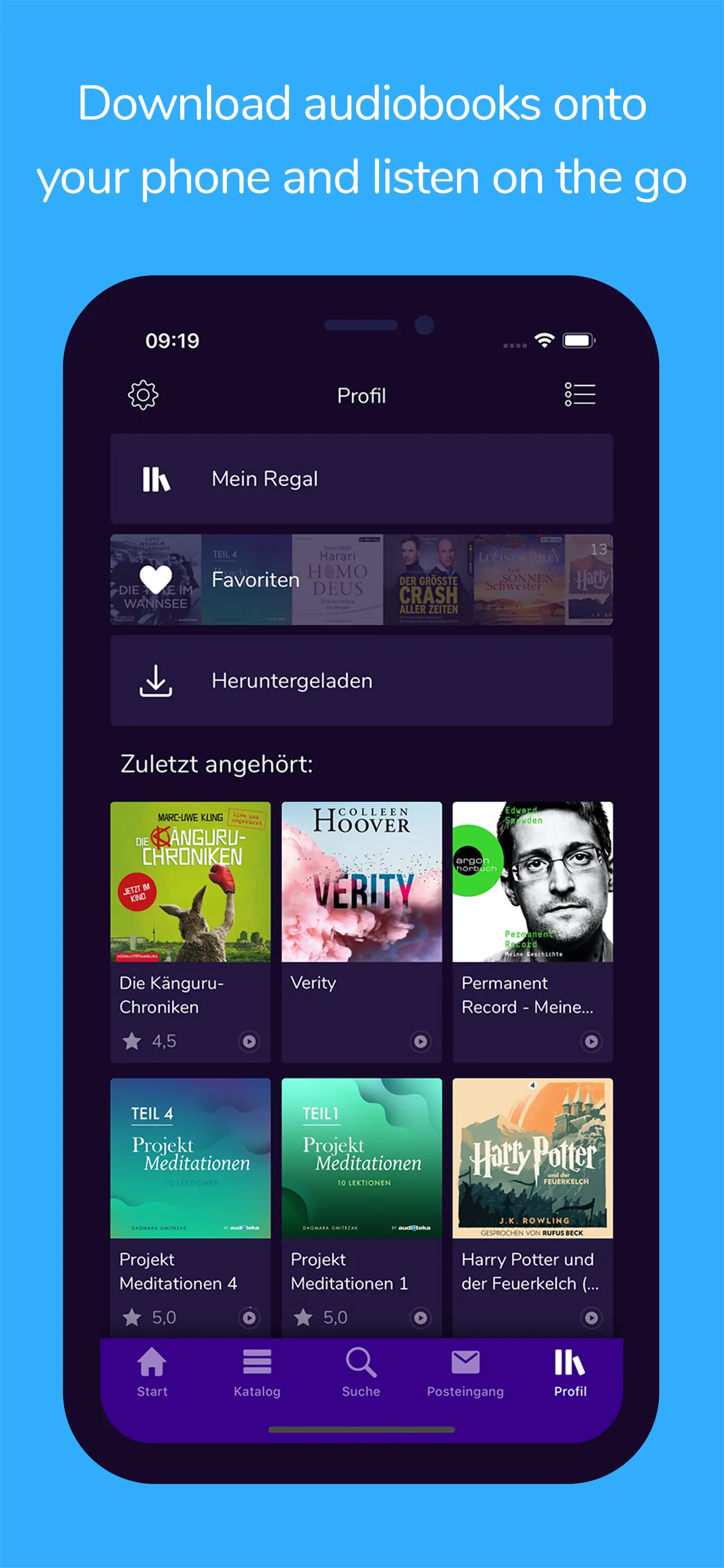 Audioteka iphone screenshot 8