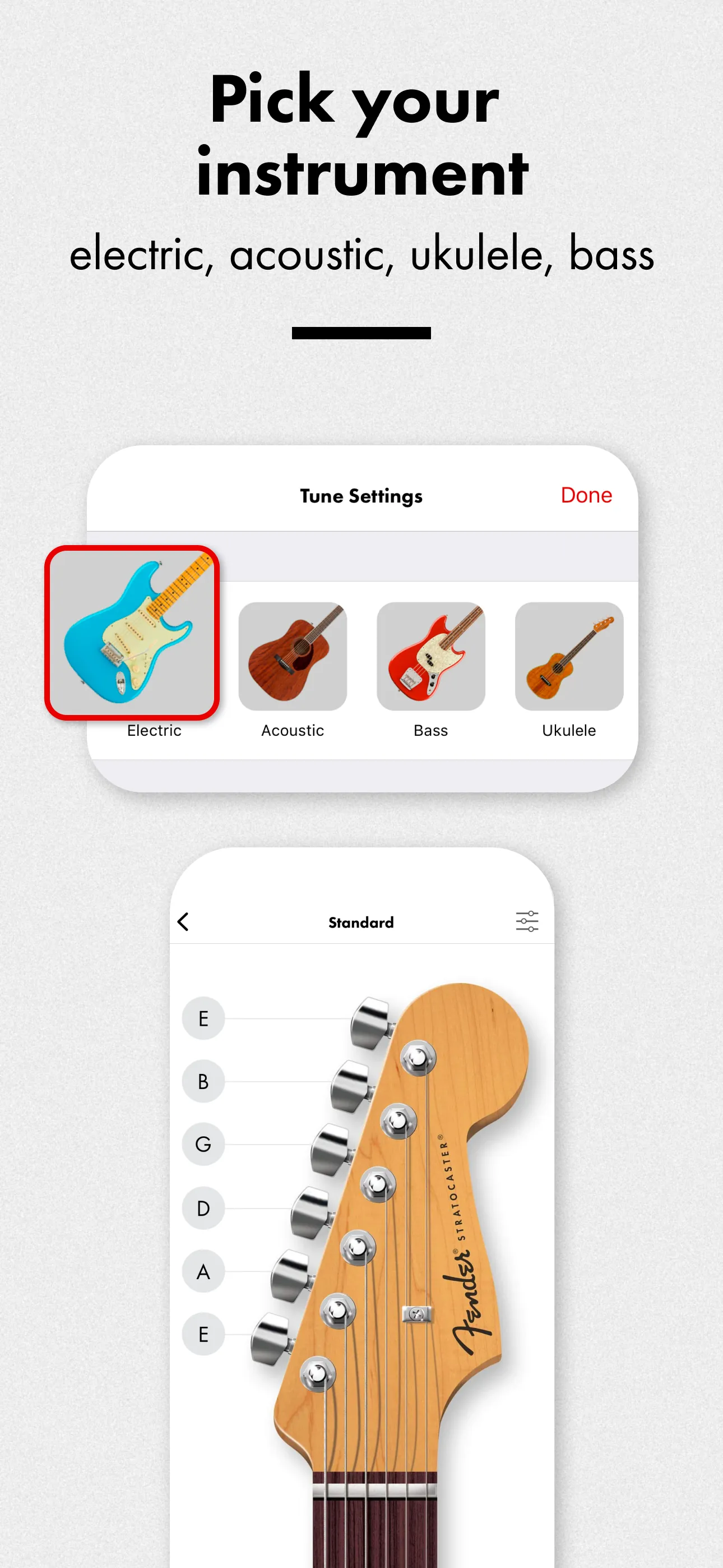 Fender Tune: Guitar Tuner App iphone screenshot 4