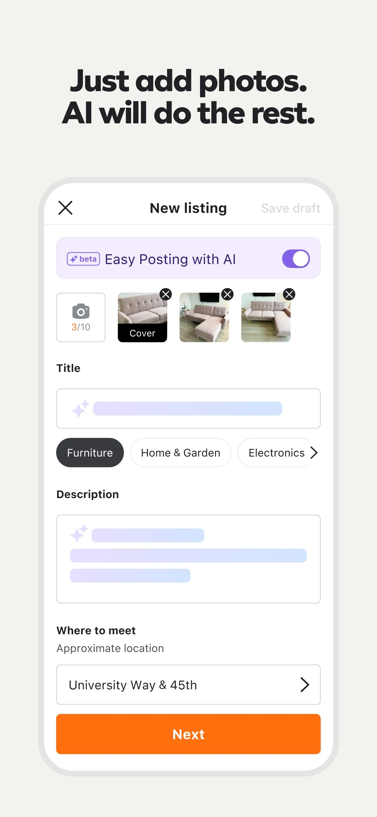 Karrot - Buy & sell locally iphone screenshot 3