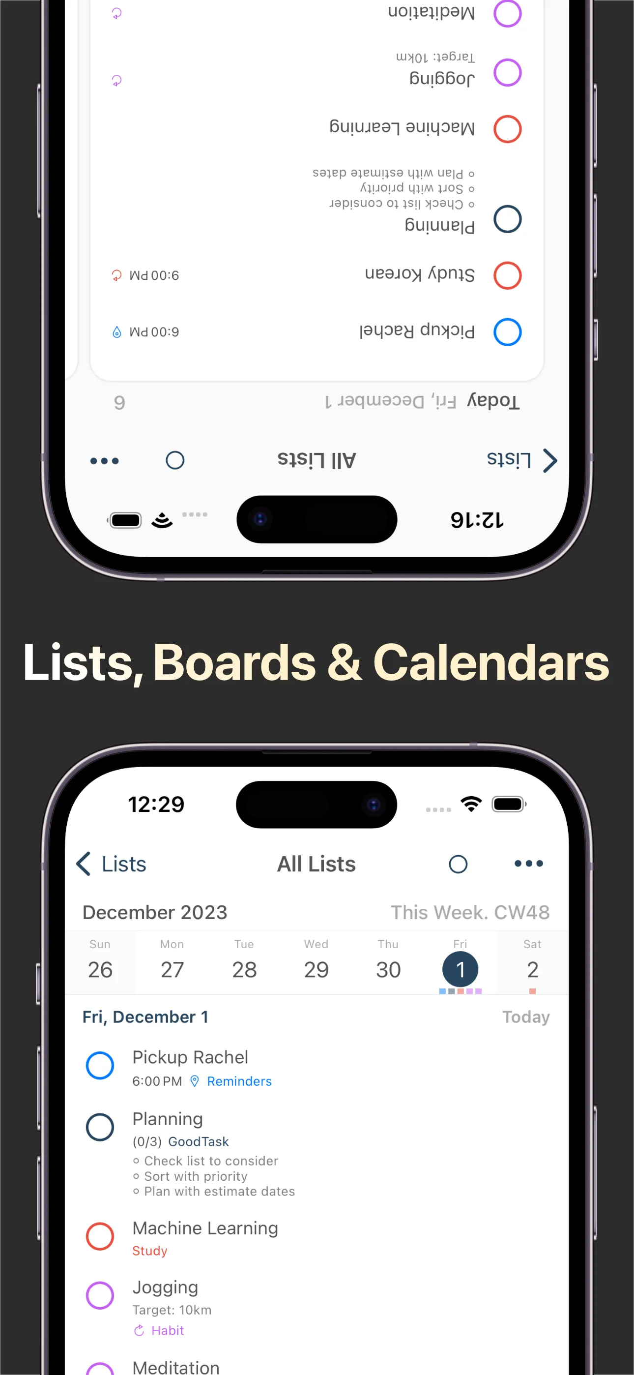 GoodTask - To Do List, Tasks iphone screenshot 6