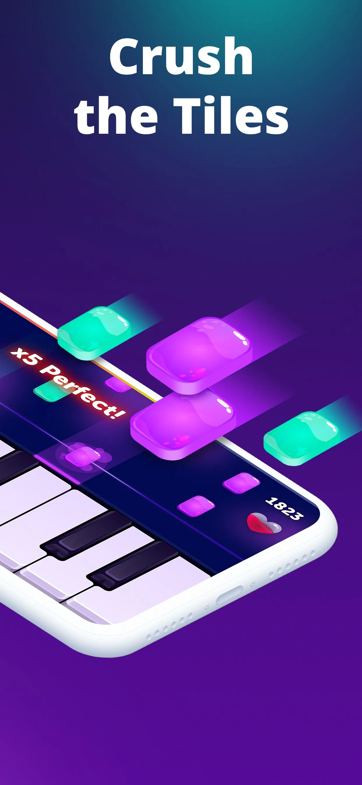 Piano Crush - Keyboard Games iphone screenshot 2