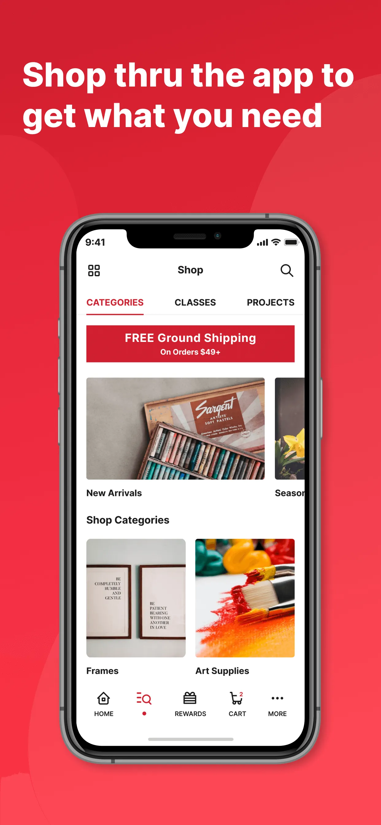 Michaels Stores iphone screenshot 2