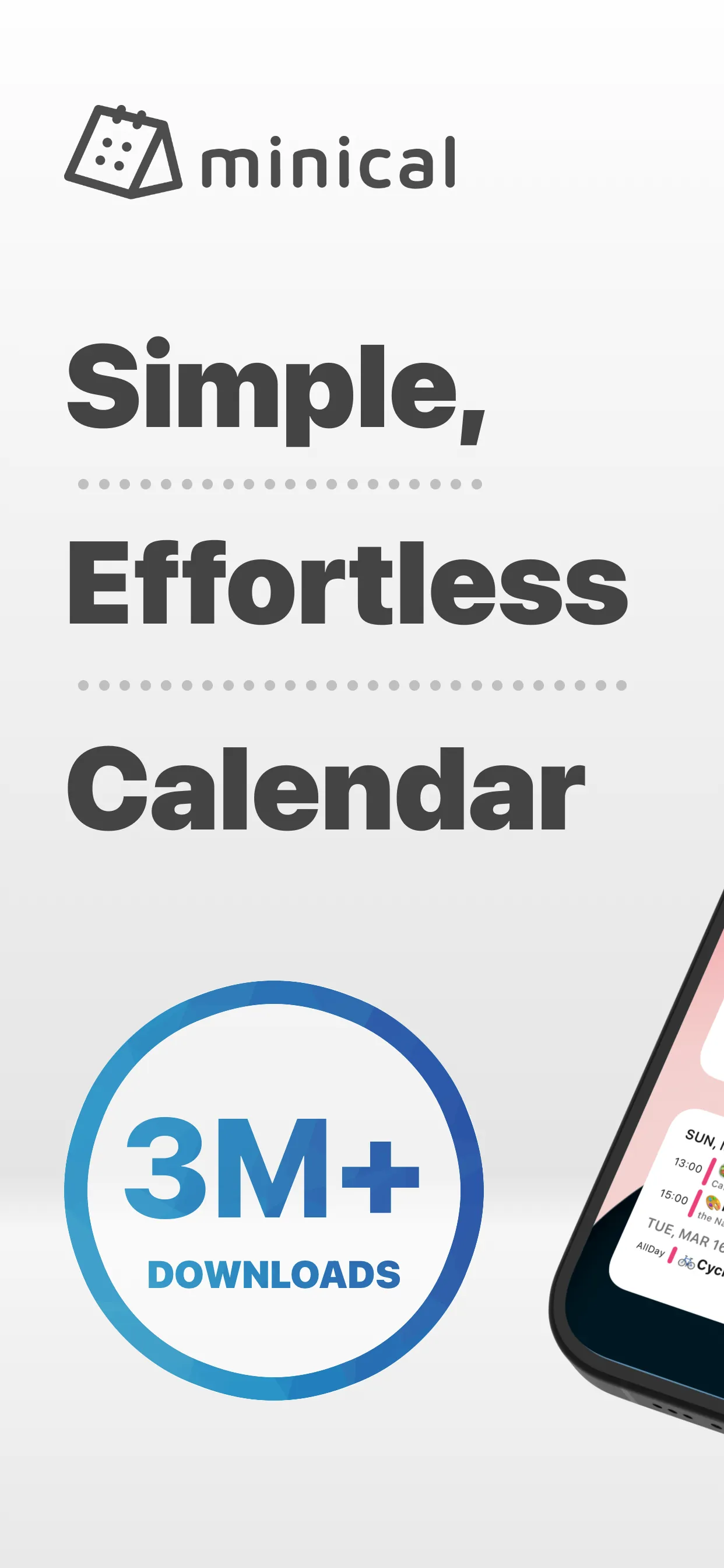 minical - Planner & Calendar iphone screenshot 1