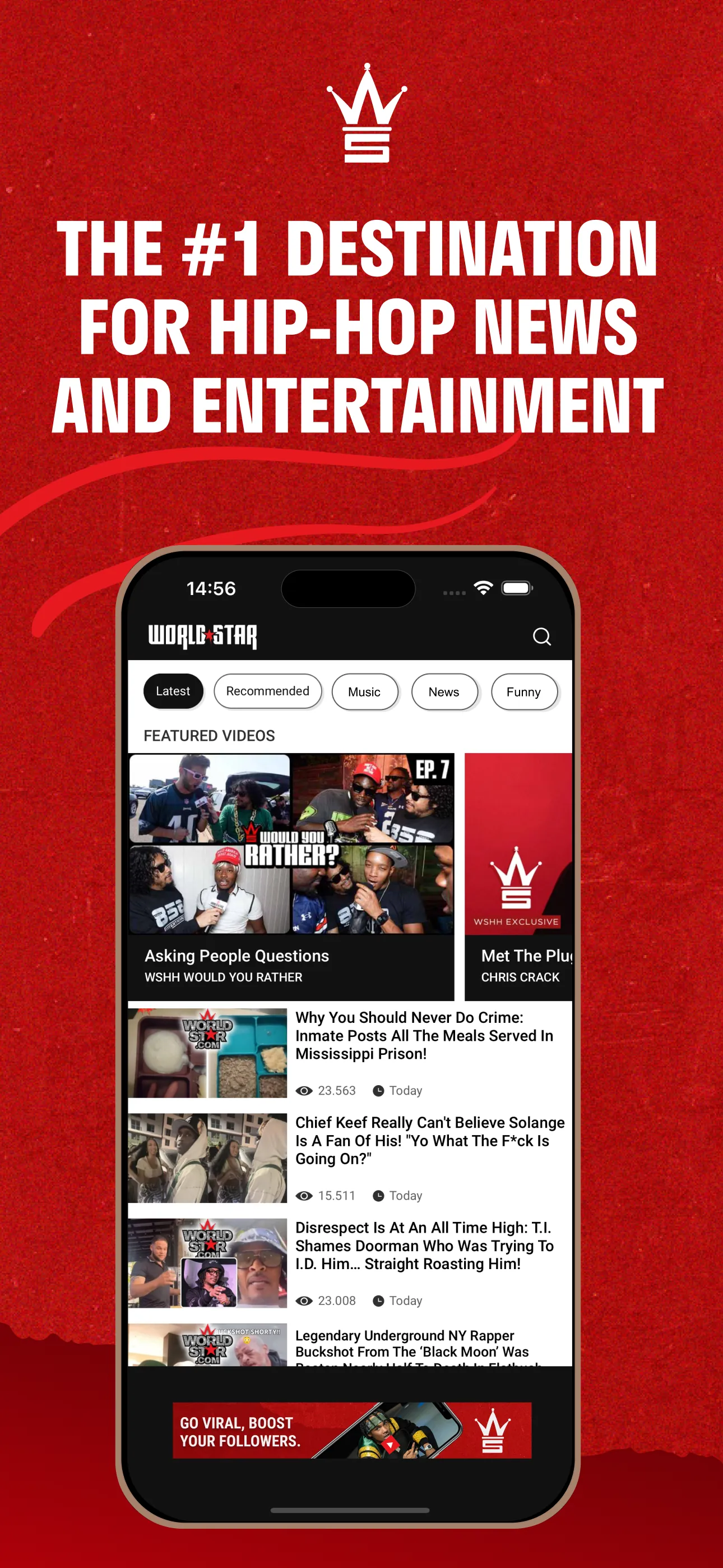 Worldstar HipHop Videos & News iphone screenshot 4