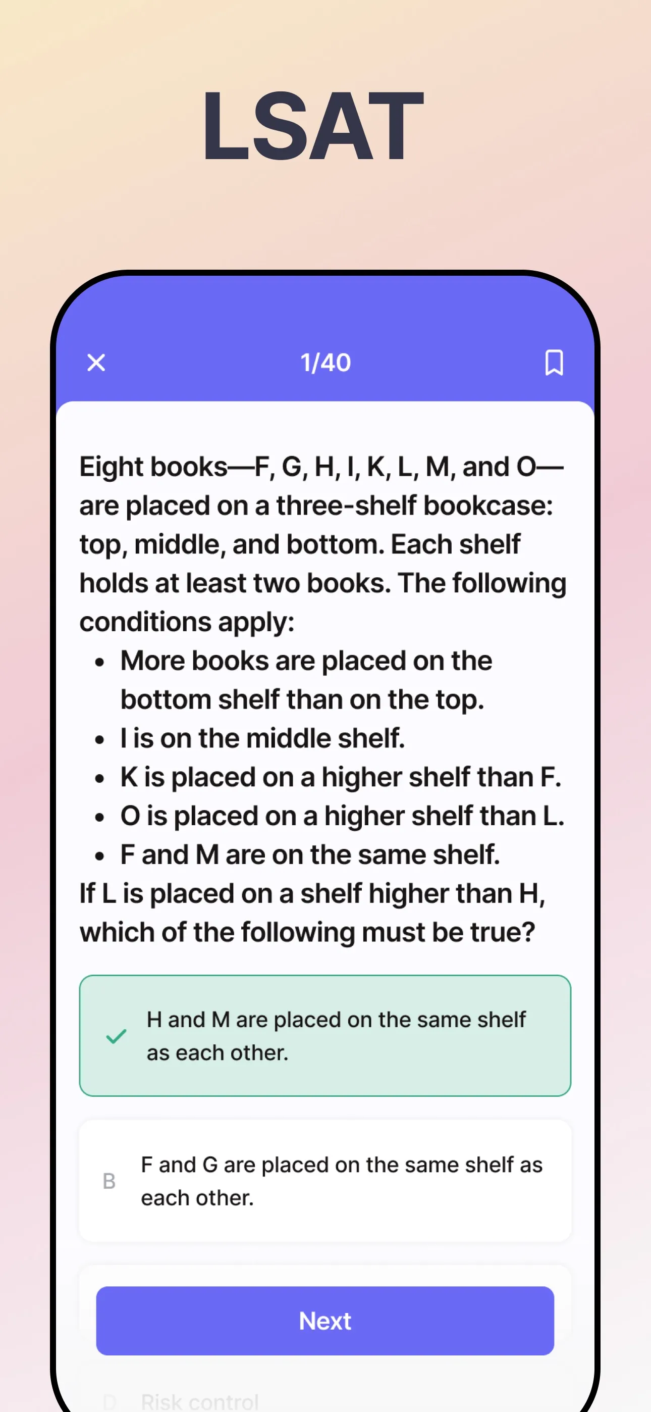 LSAT Exam & Test Prep 2025 iphone screenshot 2