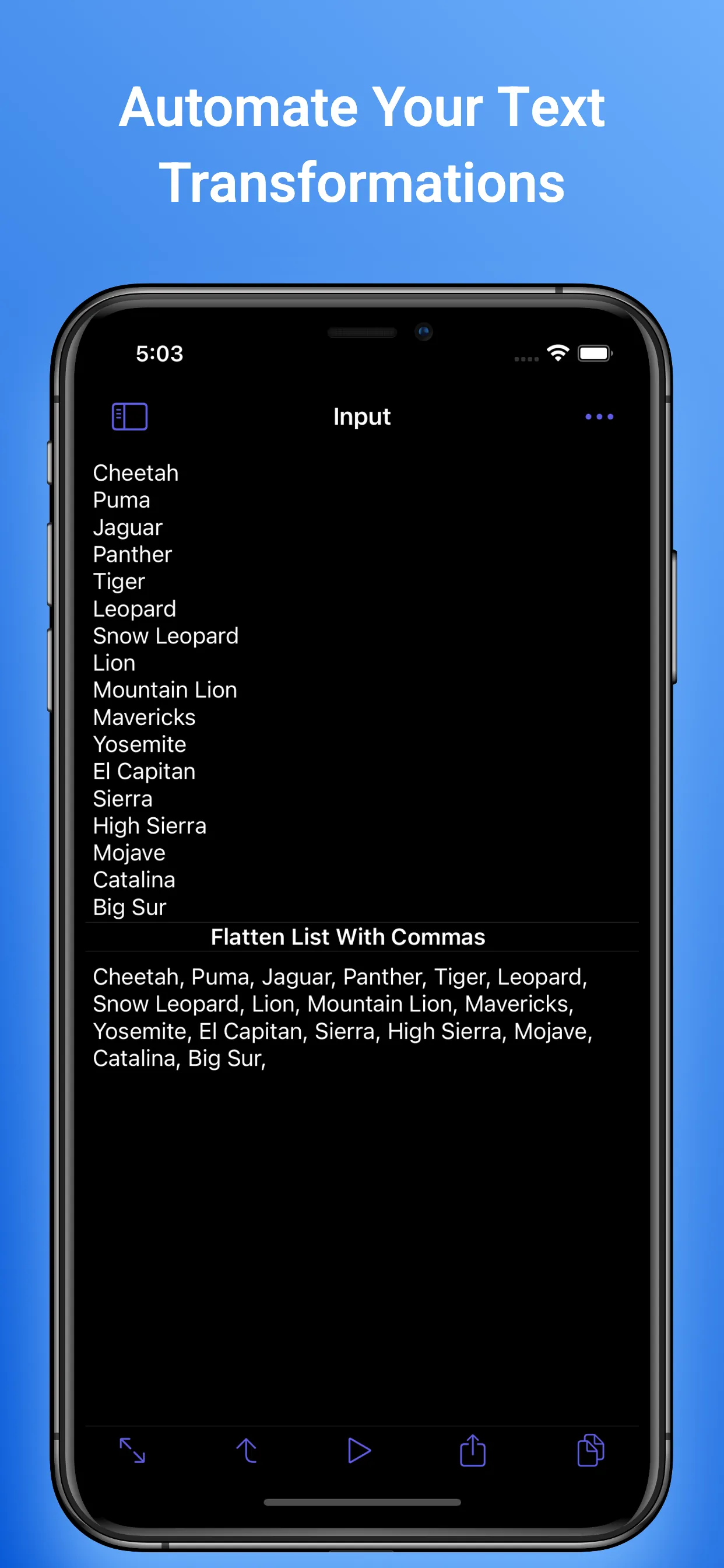 Text Workflow: Text Processing iphone screenshot 3