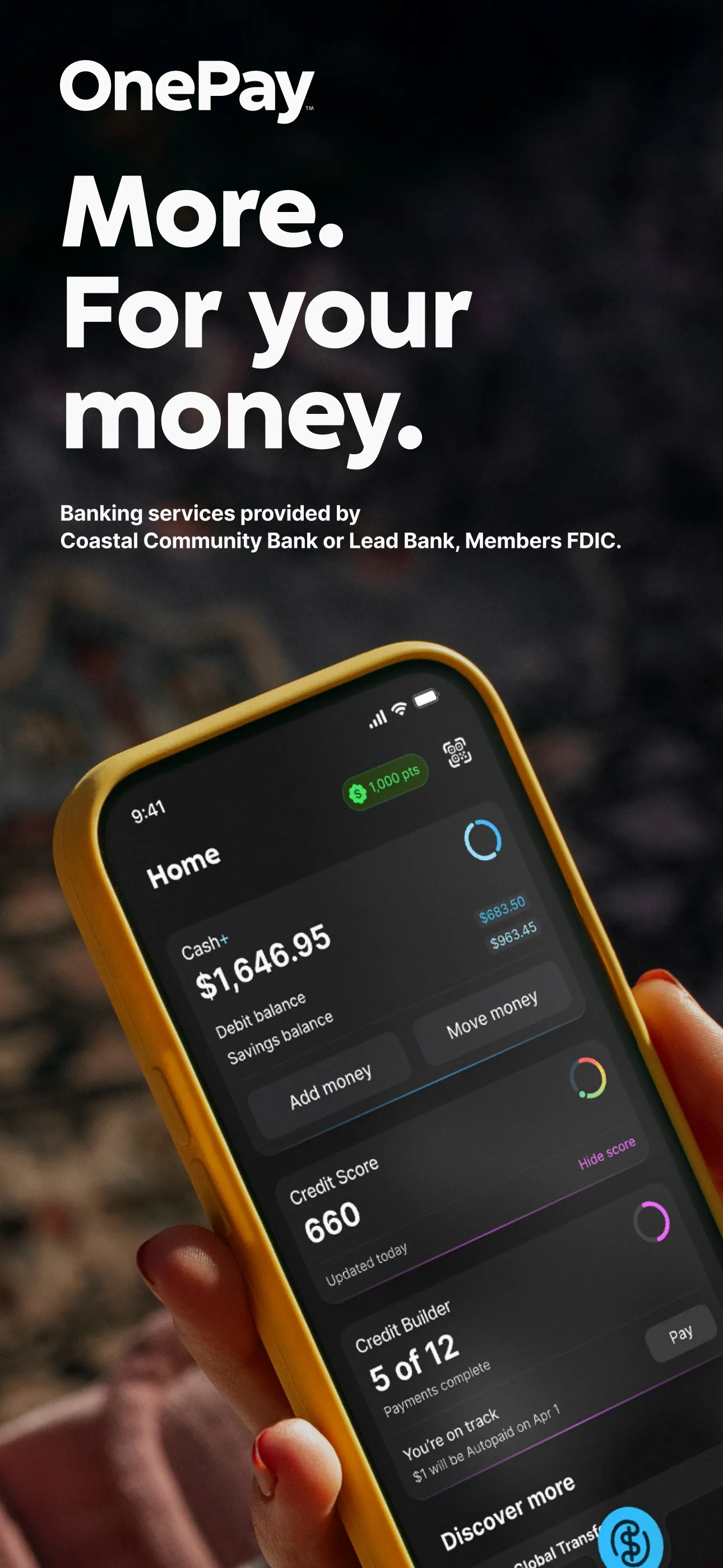 OnePay – Mobile Banking iphone screenshot 1