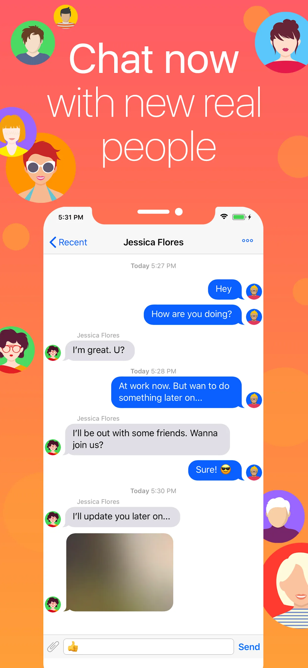 Talk to Strangers - Anichat iphone screenshot 1