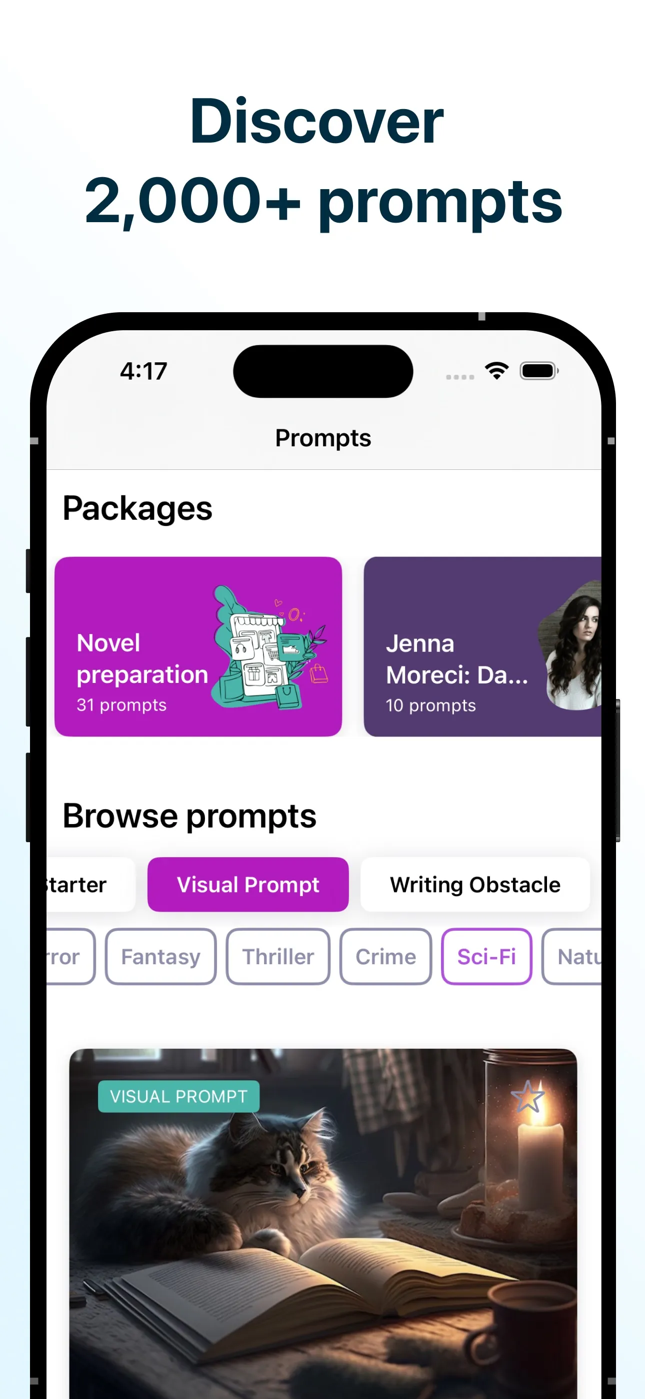 Daily Prompt: Creative Writing iphone screenshot 2