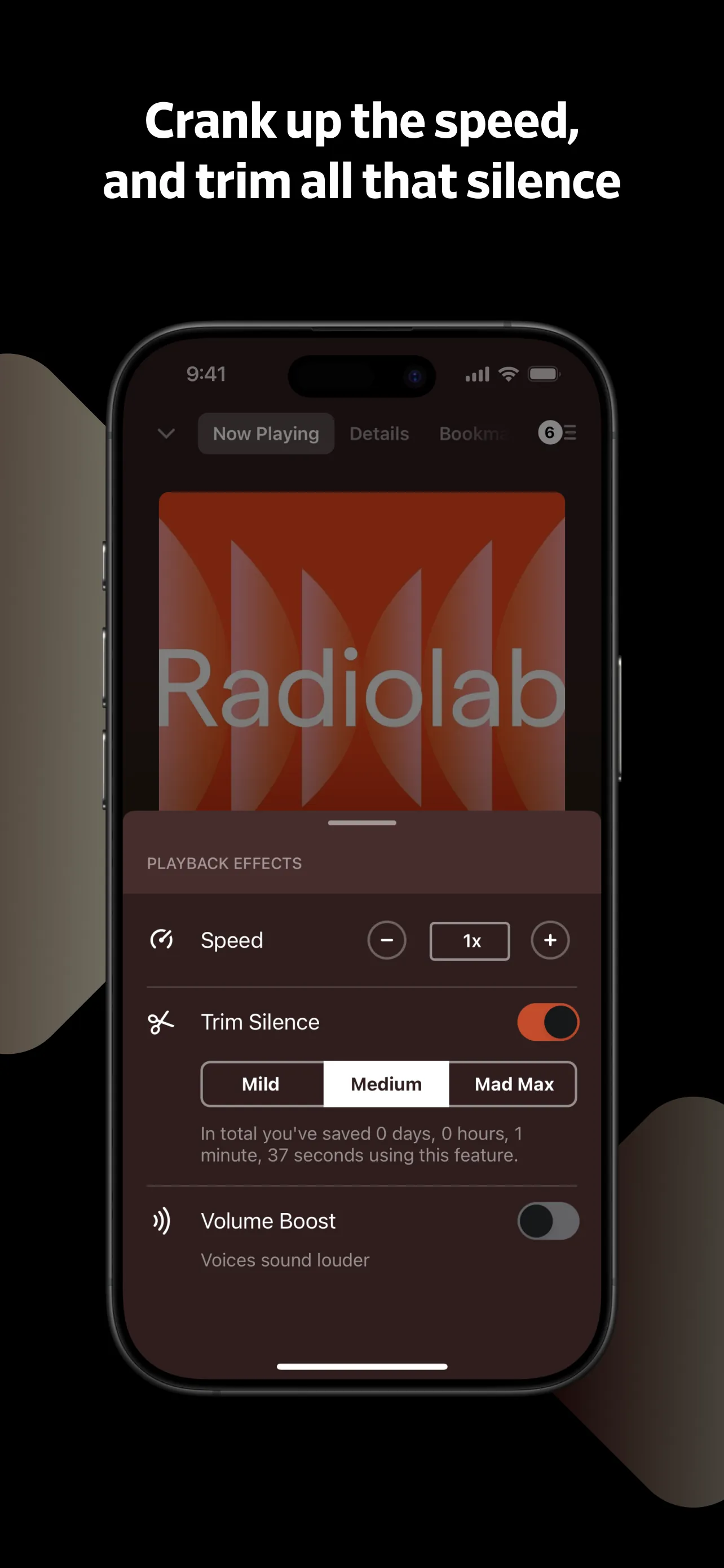Pocket Casts: Podcast Player iphone screenshot 8