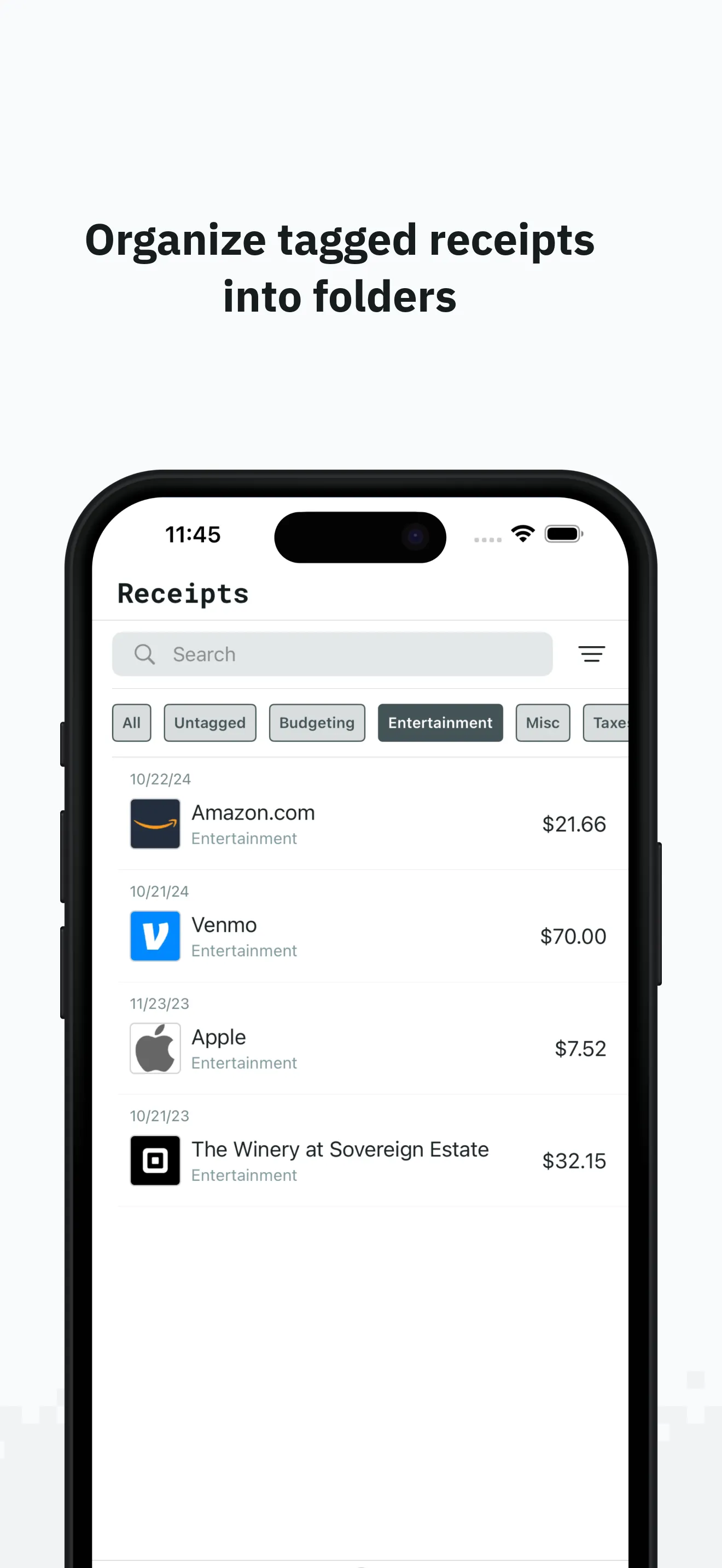QuickReceipts Smart Scanner iphone screenshot 9
