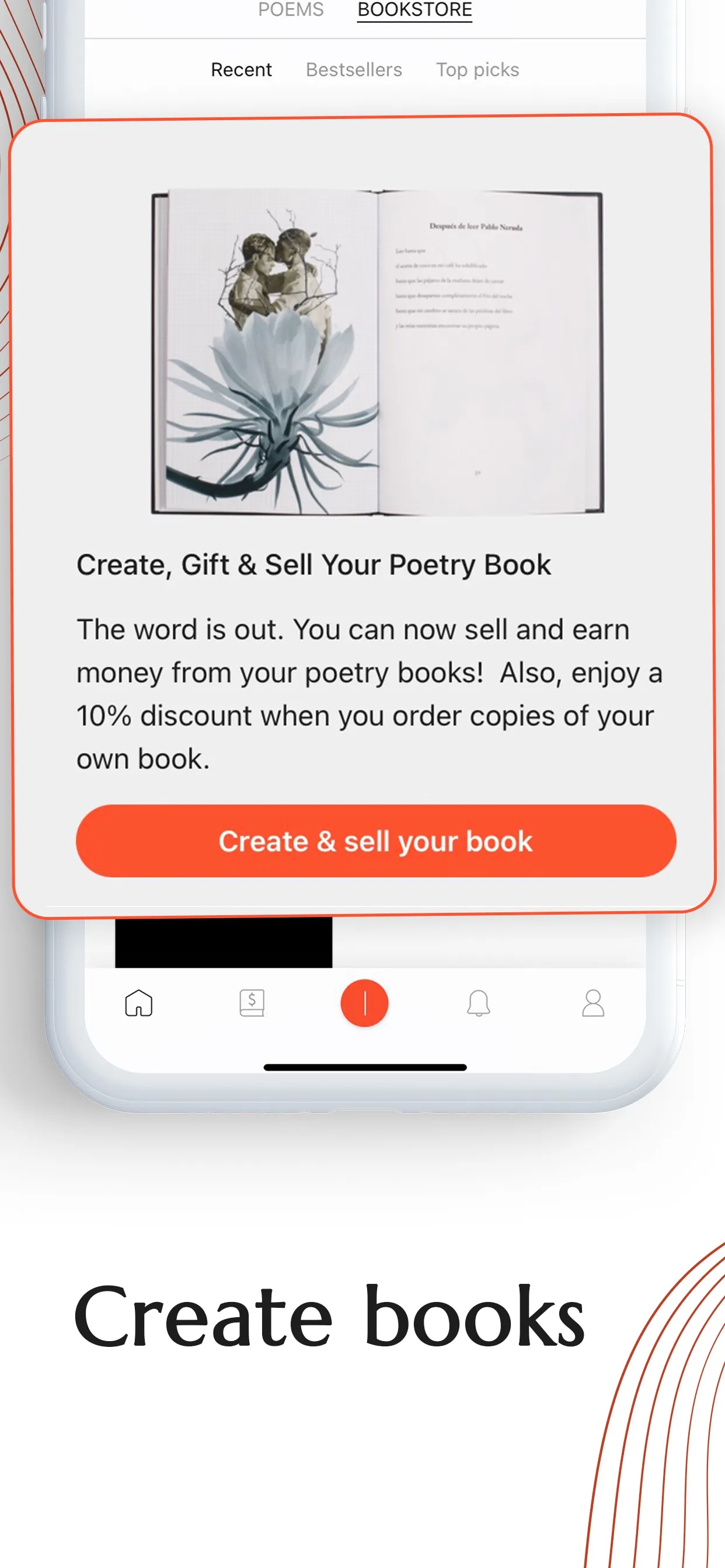 Poetizer: A poetry writing app iphone screenshot 3