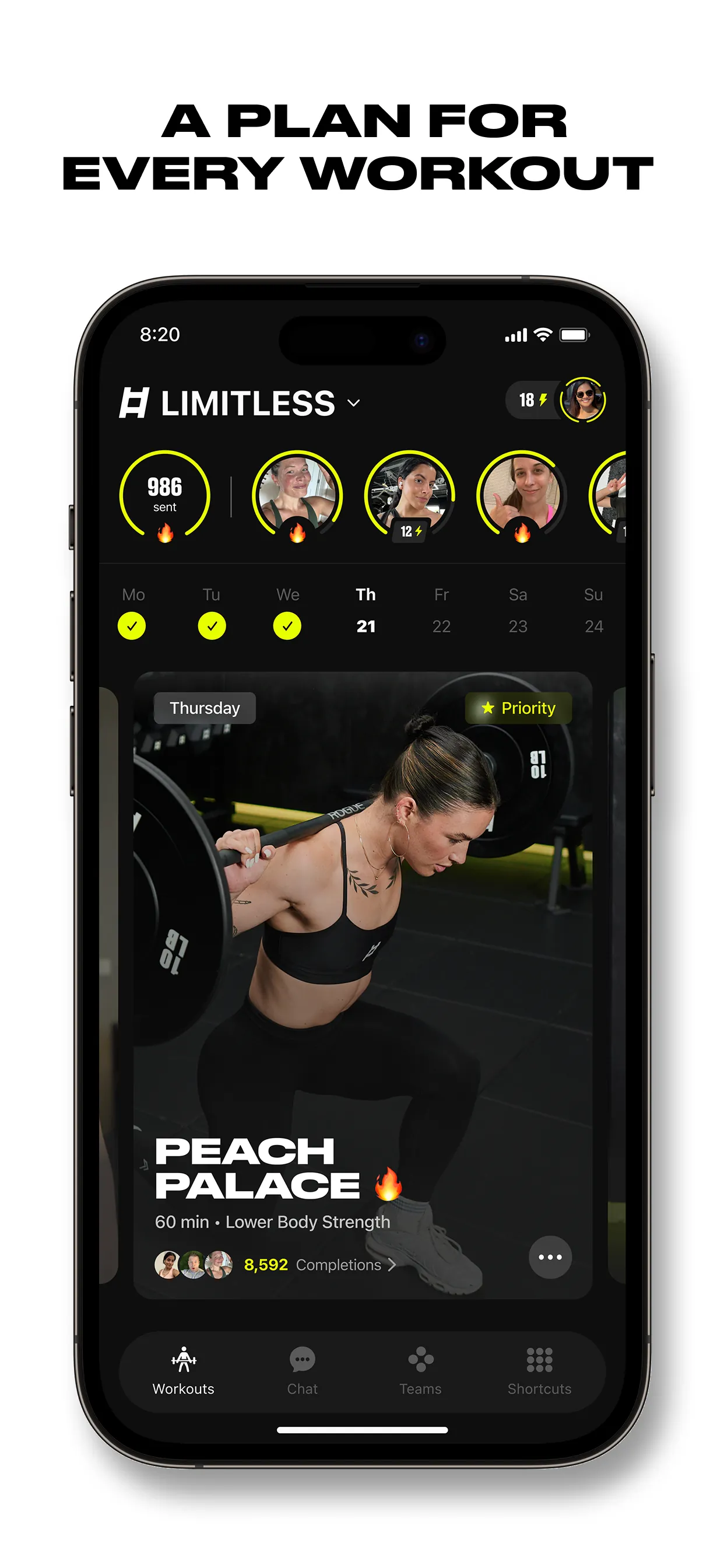 LADDER Strength Training Plans iphone screenshot 3