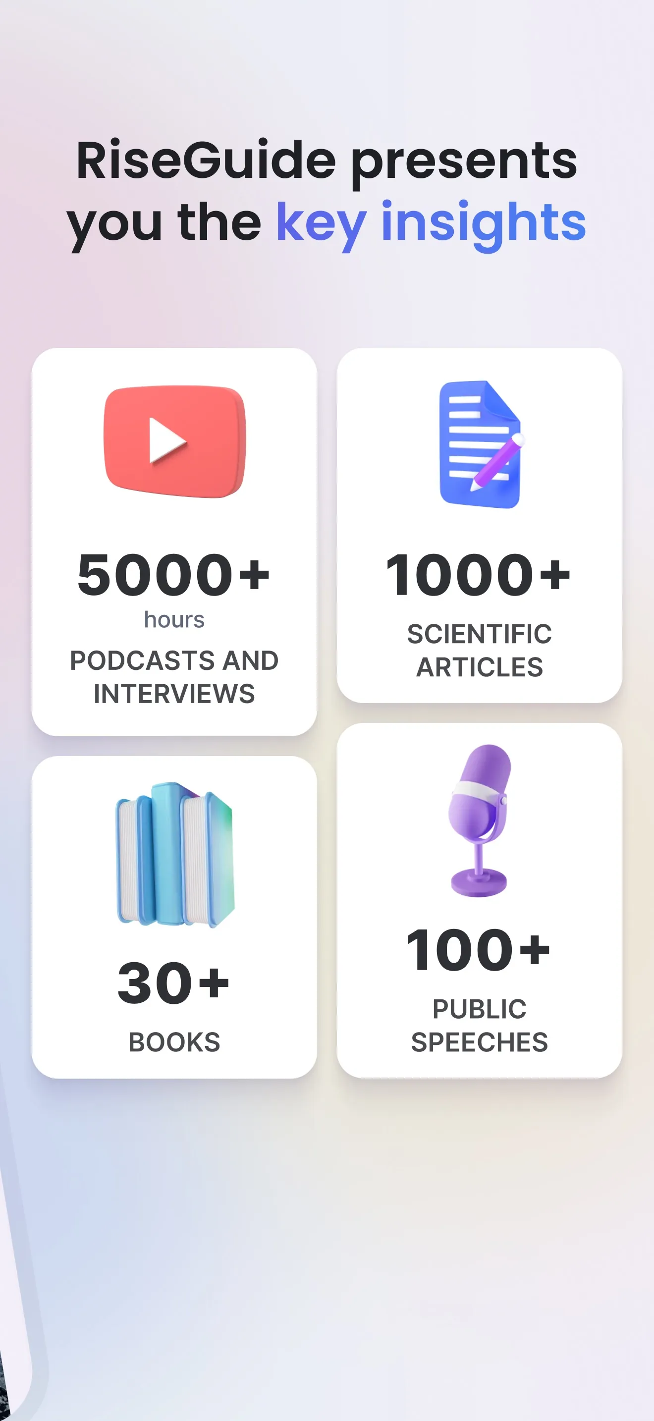 RiseGuide: Top Expert Insights iphone screenshot 2