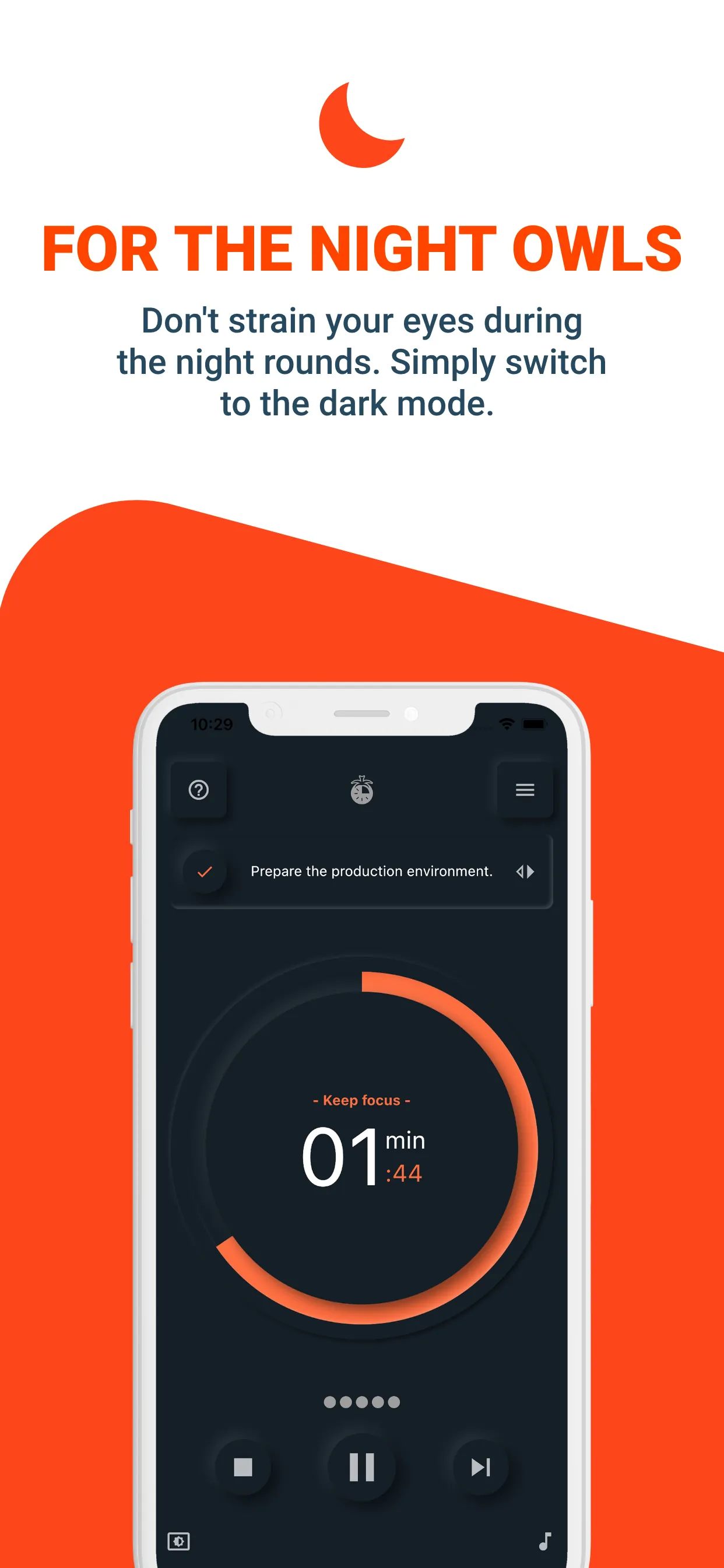 Awesome Pomodoro Simple Timer iphone screenshot 4