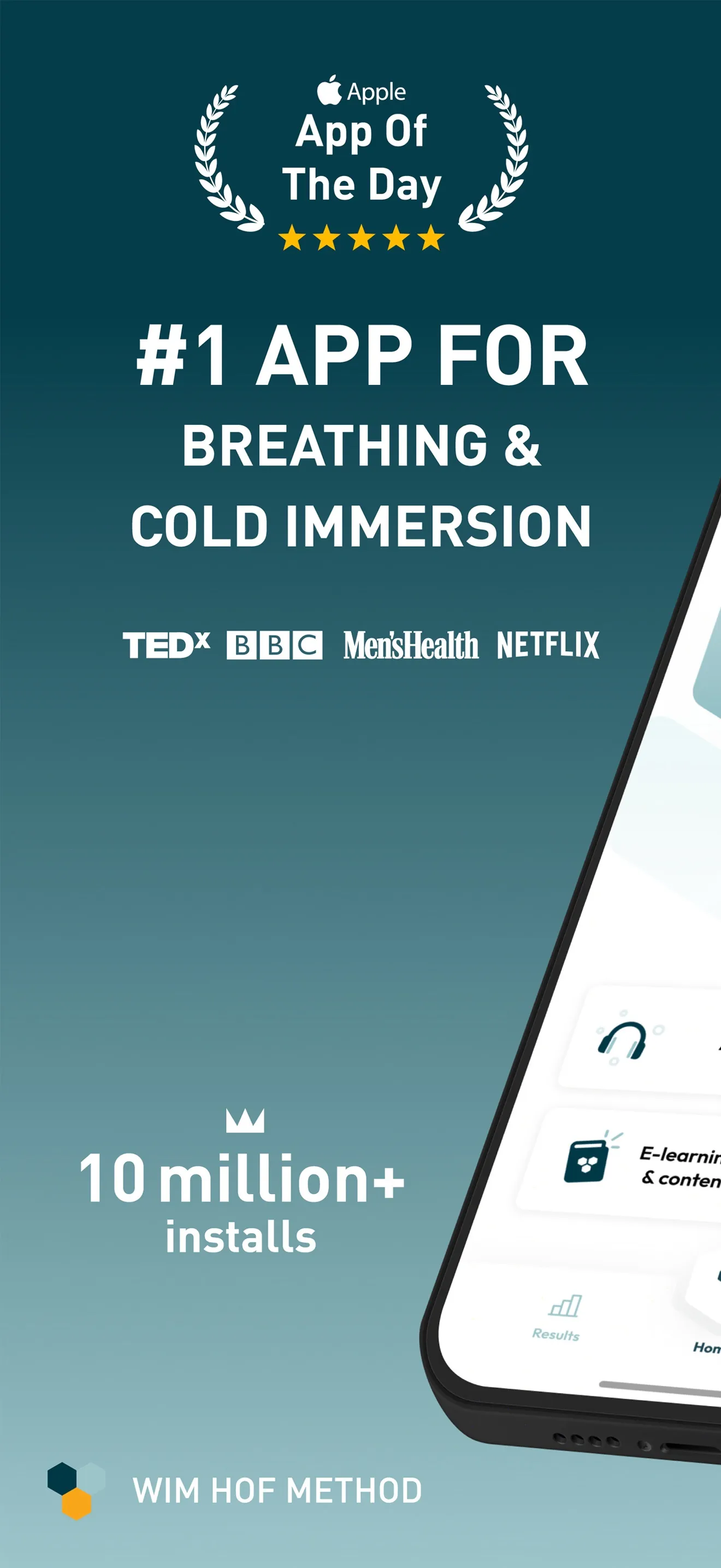 Wim Hof Method: Breathwork iphone screenshot 1