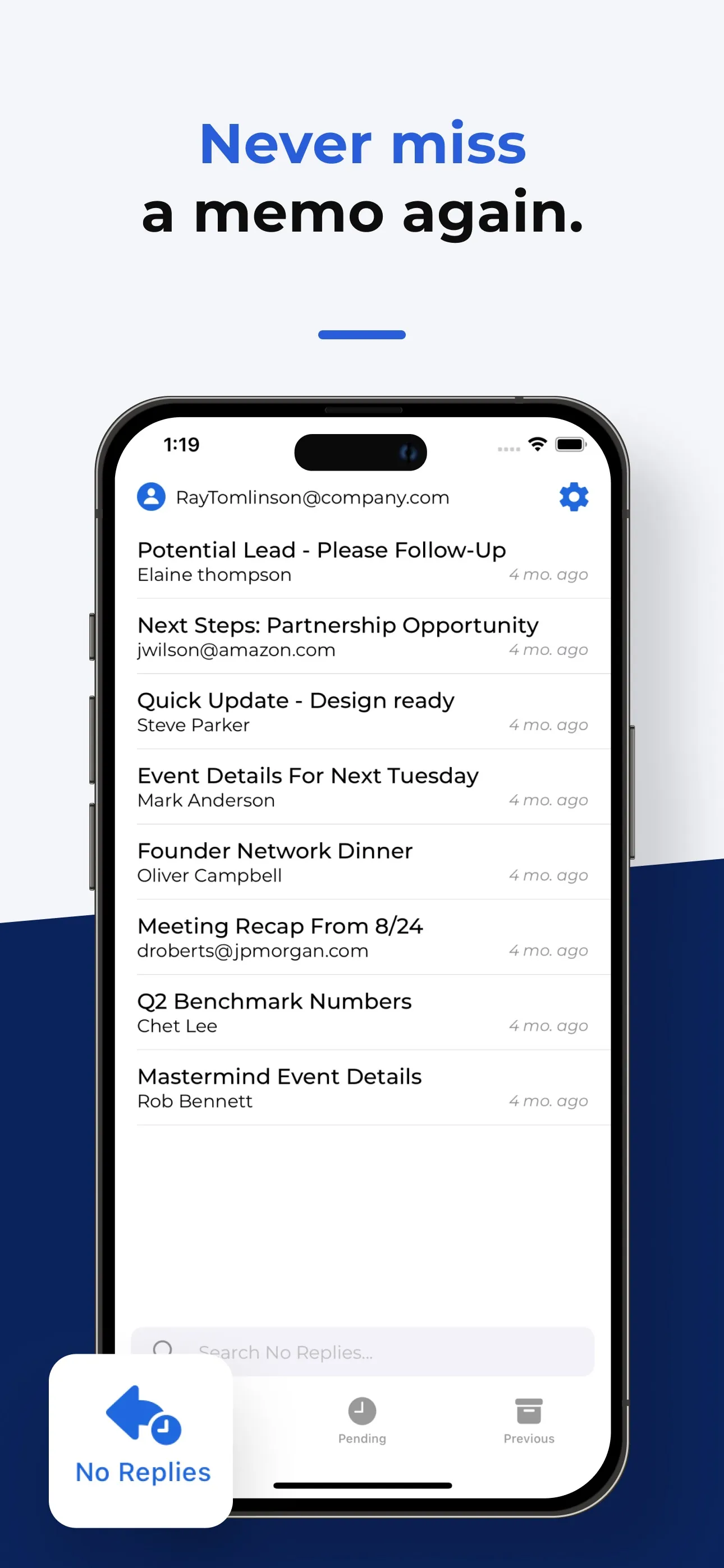 SaneNoReply: AI Follow-Up iphone screenshot 2