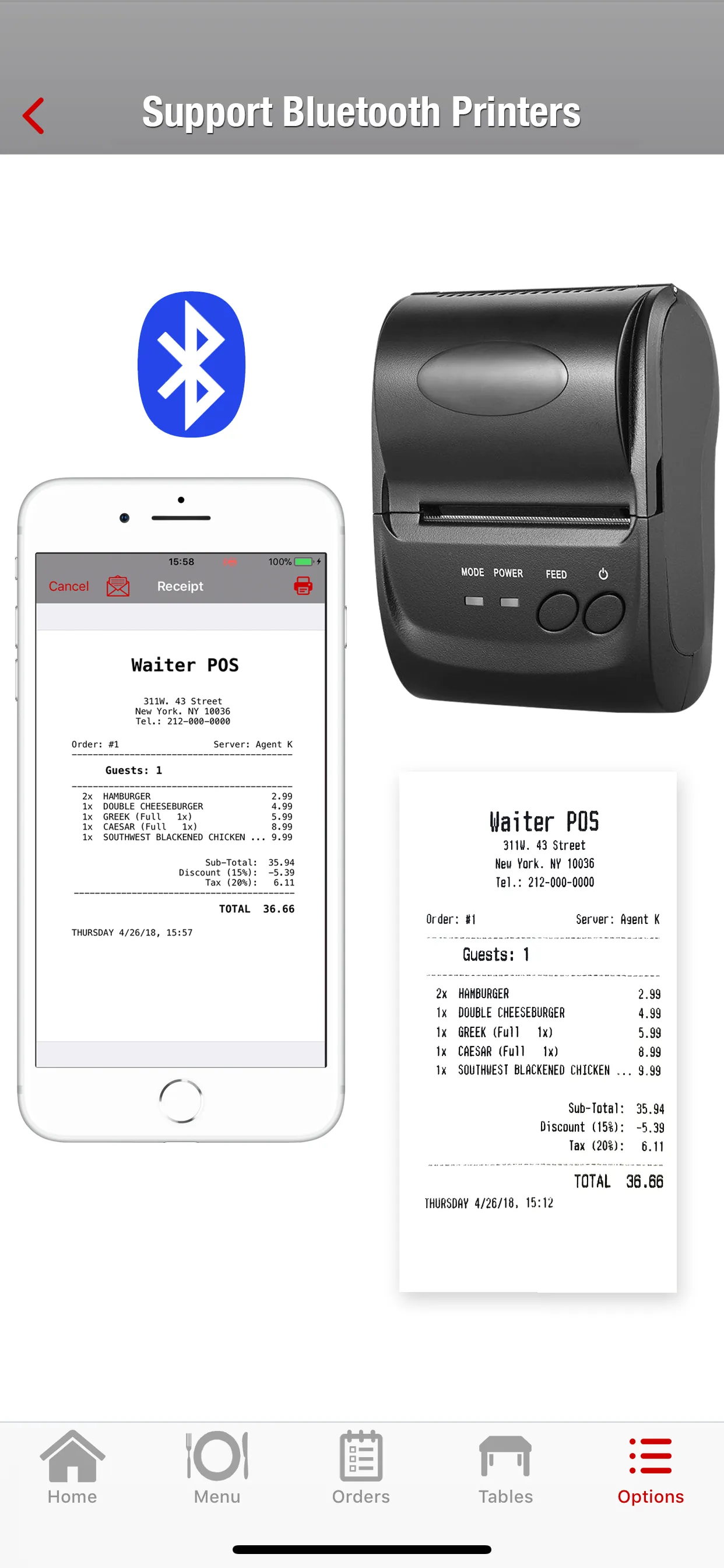 Waiter POS Restaurant System iphone screenshot 3