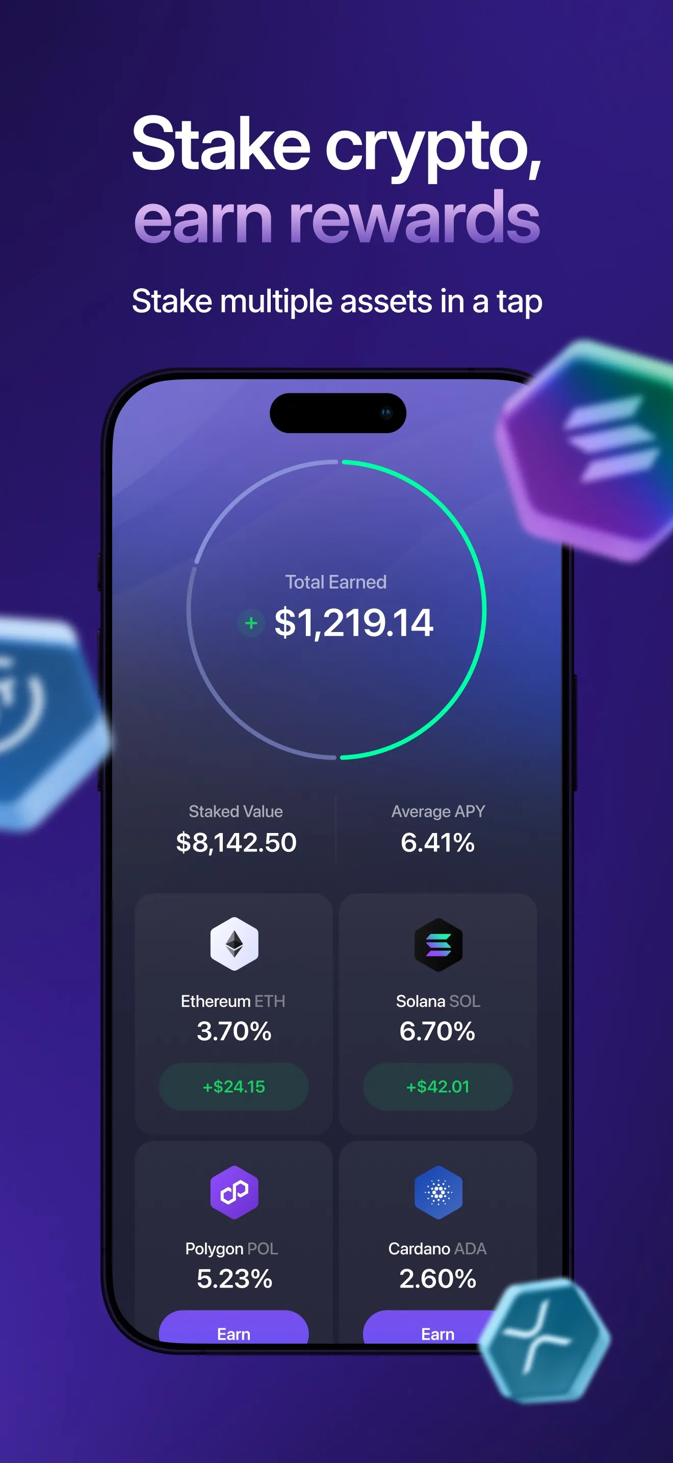 Exodus: Crypto Bitcoin Wallet iphone screenshot 4