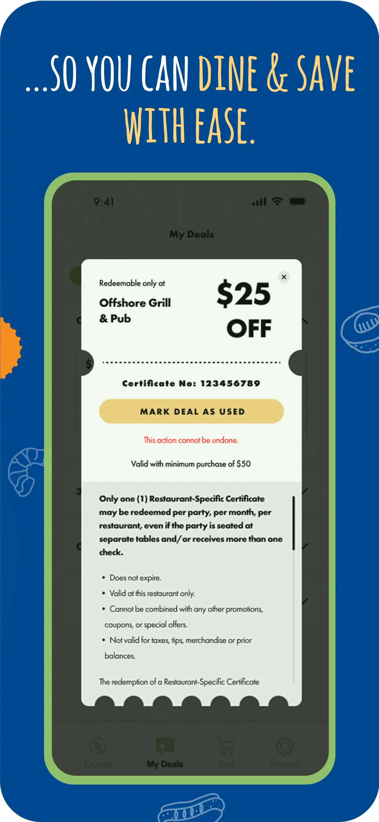 Restaurant.com iphone screenshot 5