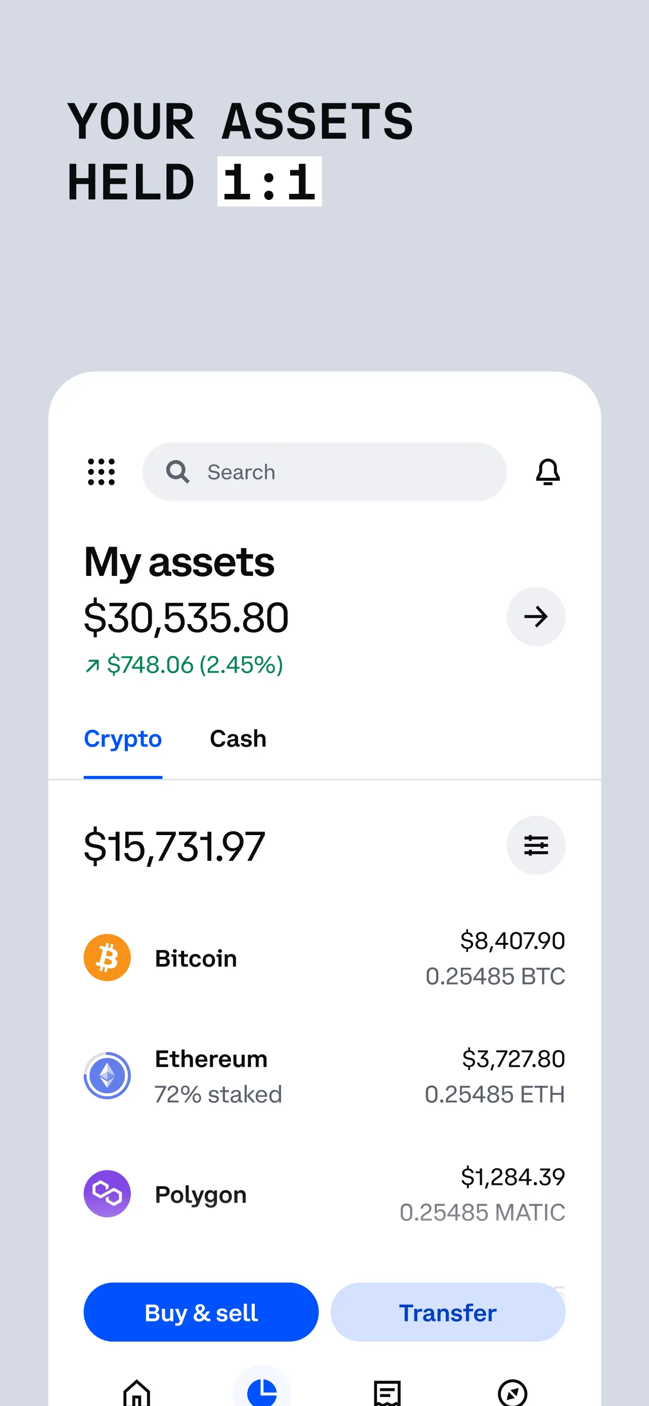 Coinbase: Buy BTC, ETH, SOL iphone screenshot 5