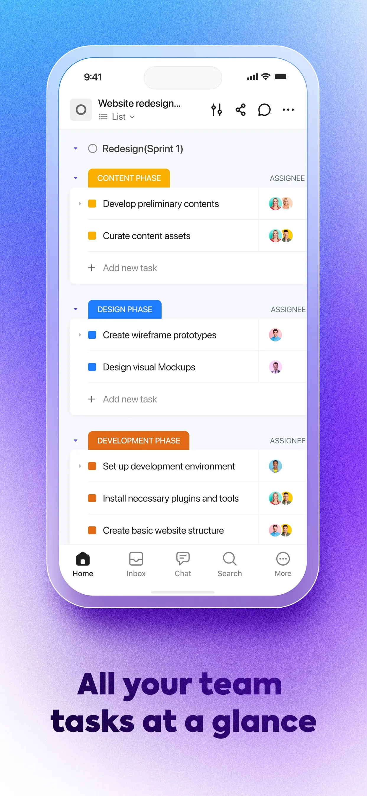 ClickUp - Manage Teams & Tasks iphone screenshot 5
