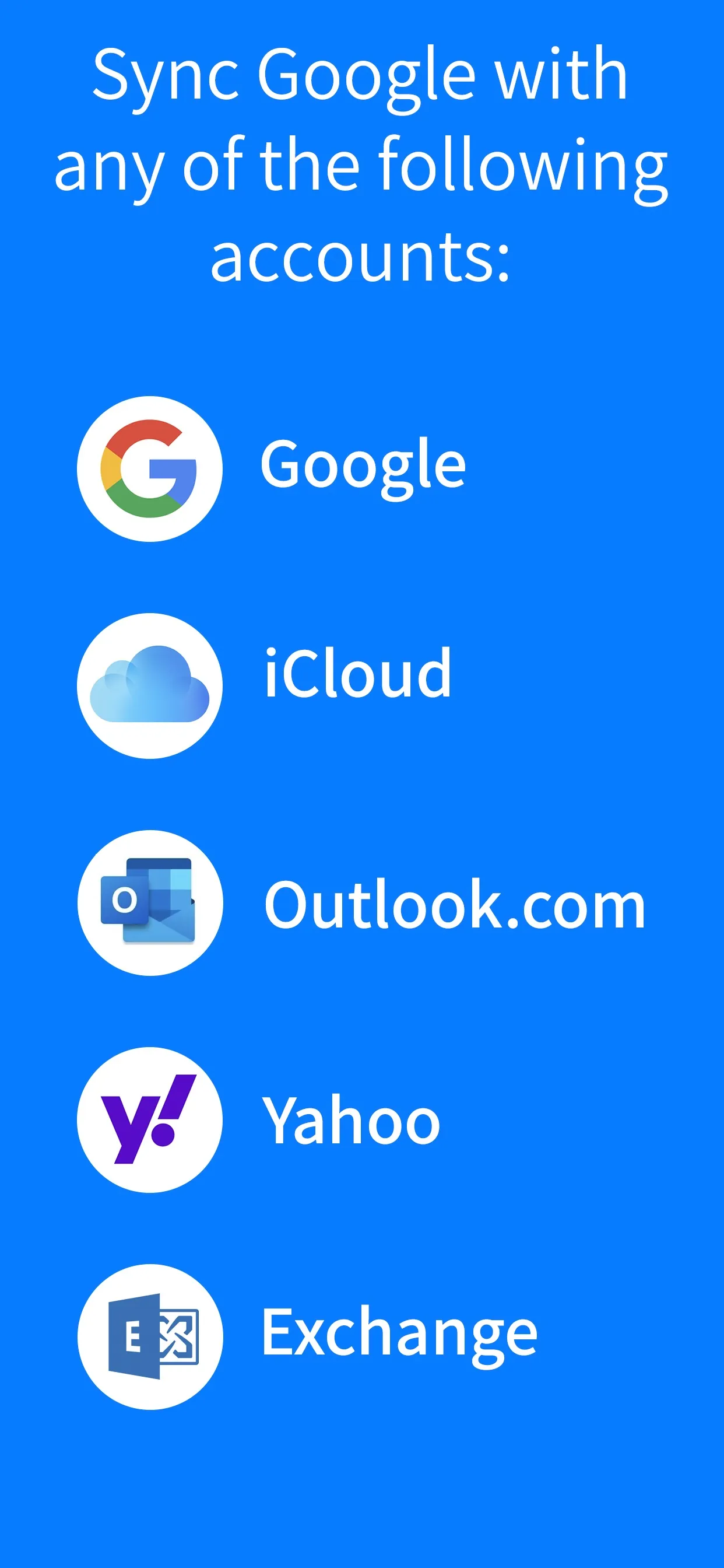 Contacts Sync: Google & More iphone screenshot 3