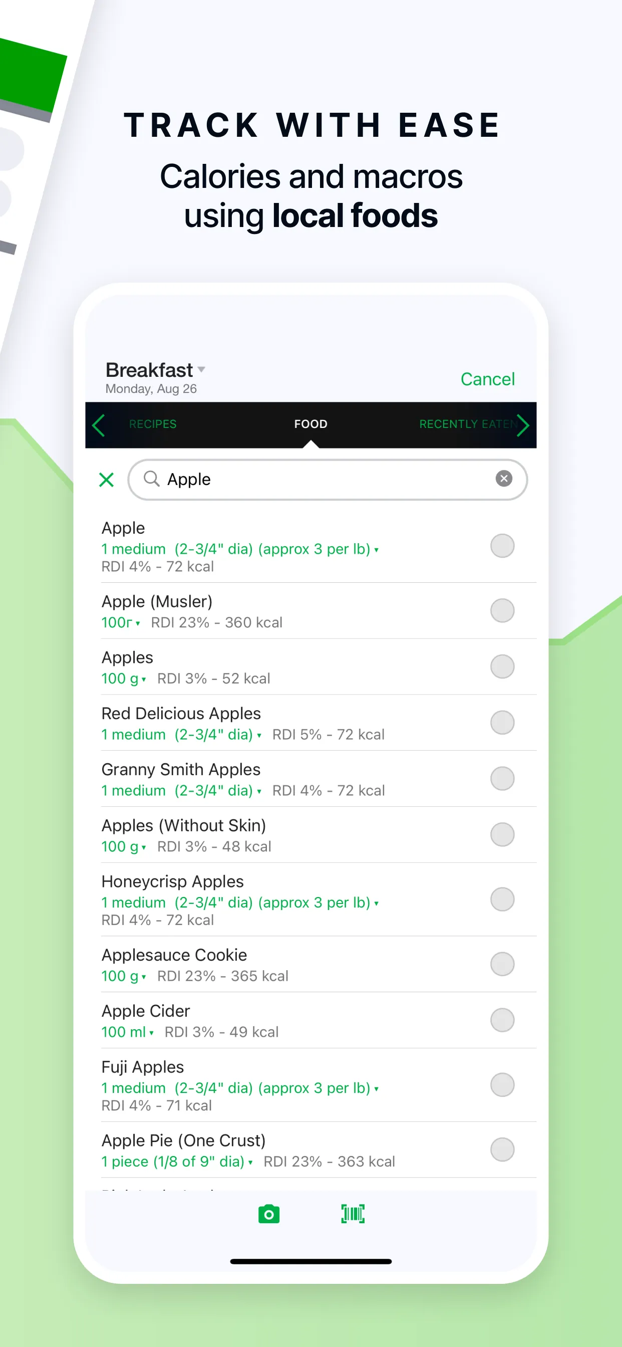 Calorie Counter by fatsecret iphone screenshot 3