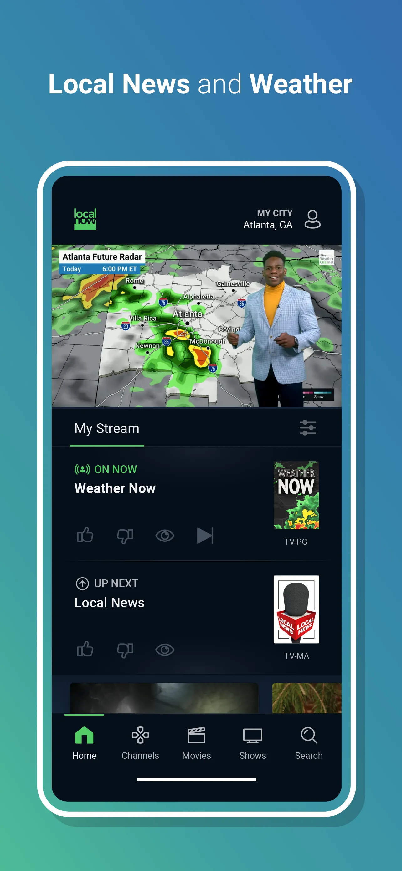 Local Now: News, TV & Movies iphone screenshot 2