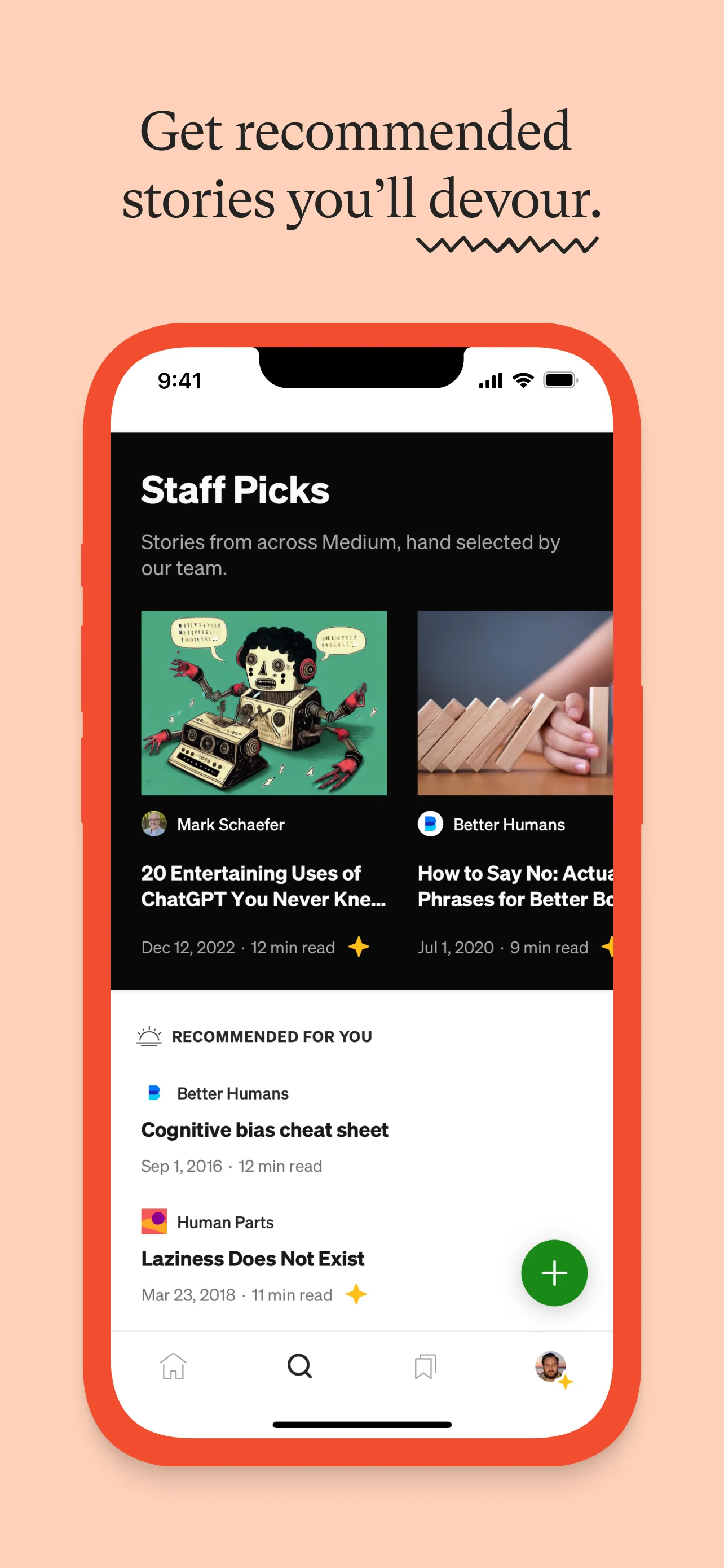 Medium: Read & Write Stories iphone screenshot 4