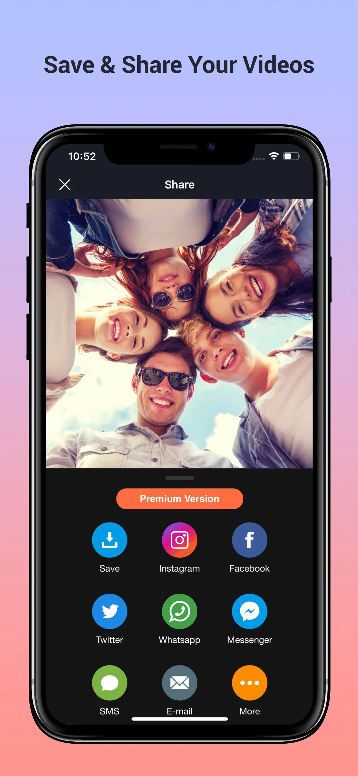 Add Music to Video Voice Over iphone screenshot 6